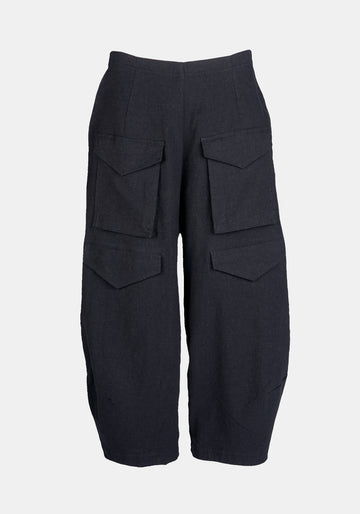 Pantalons cargo de lli de BLACK LABEL
