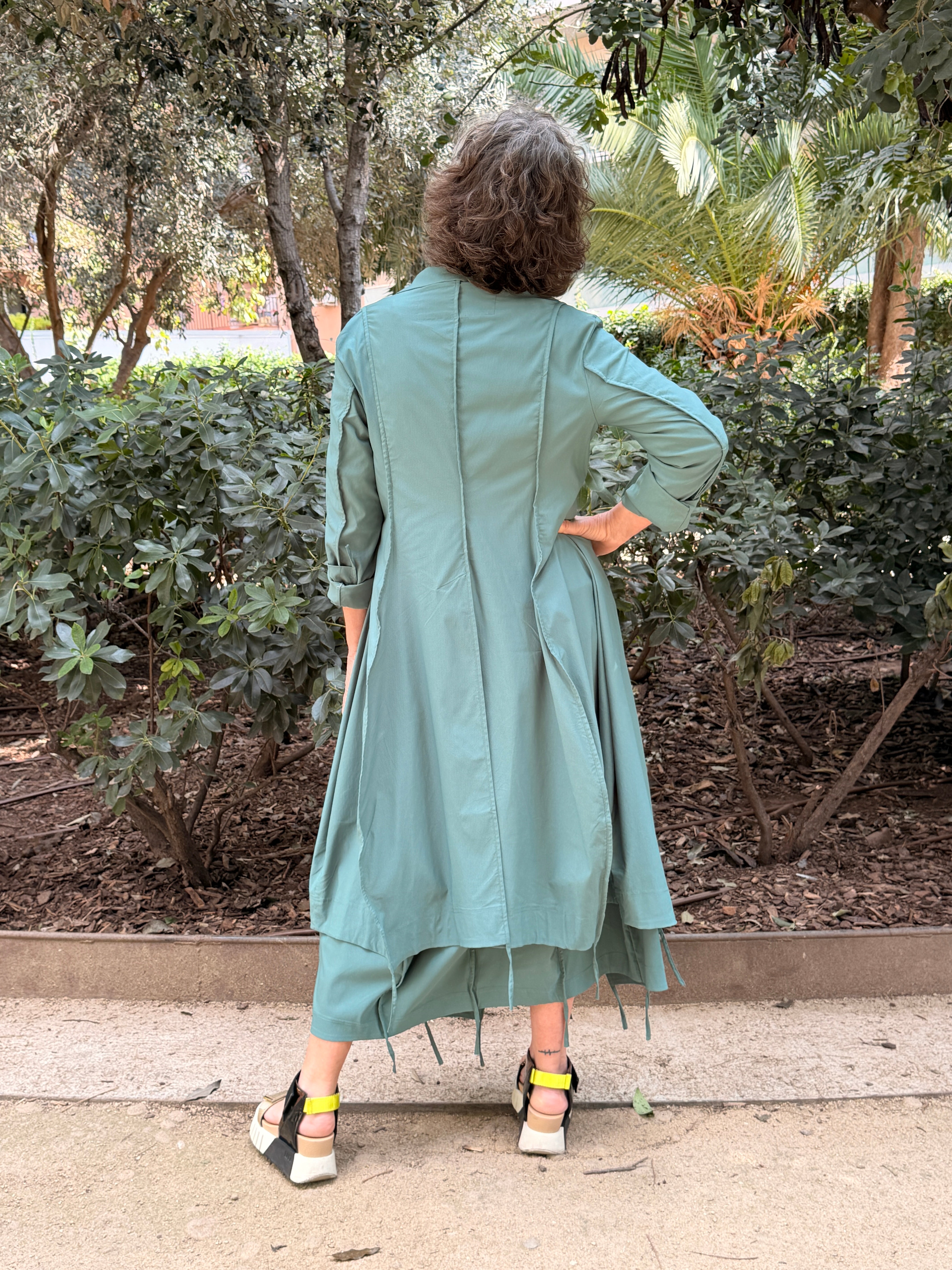 Abric silueta evasé