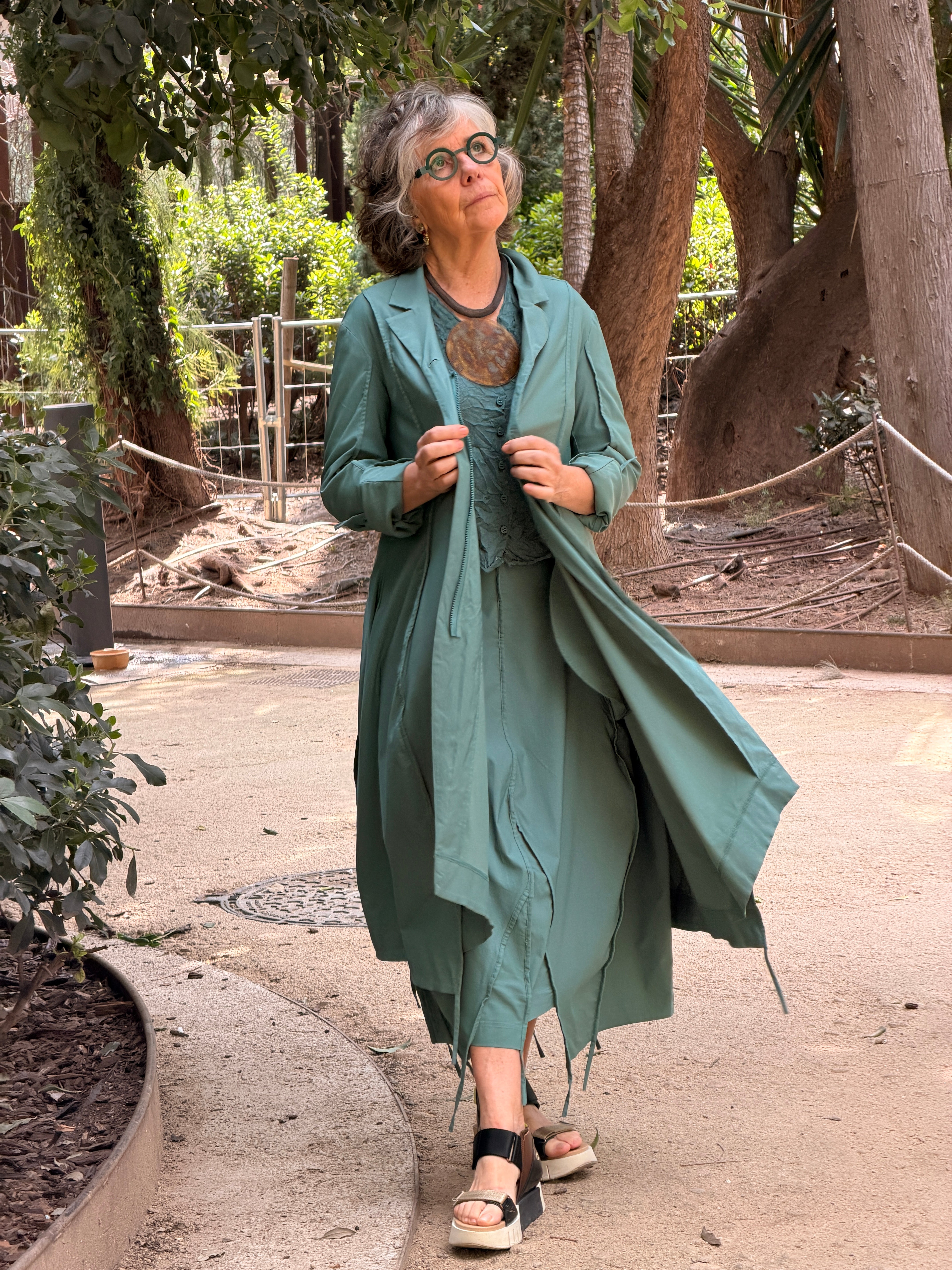 Abric silueta evasé