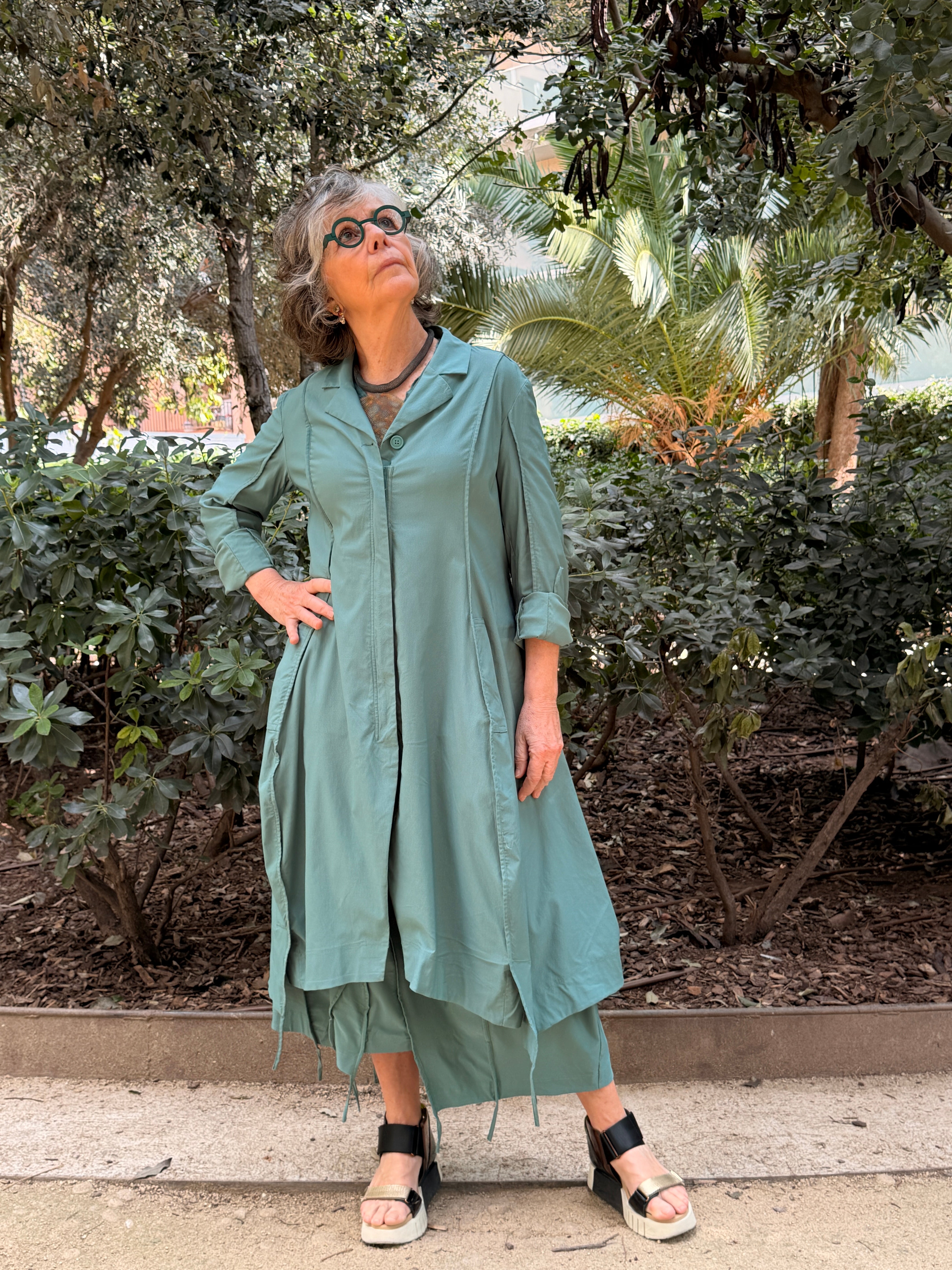 Abric silueta evasé