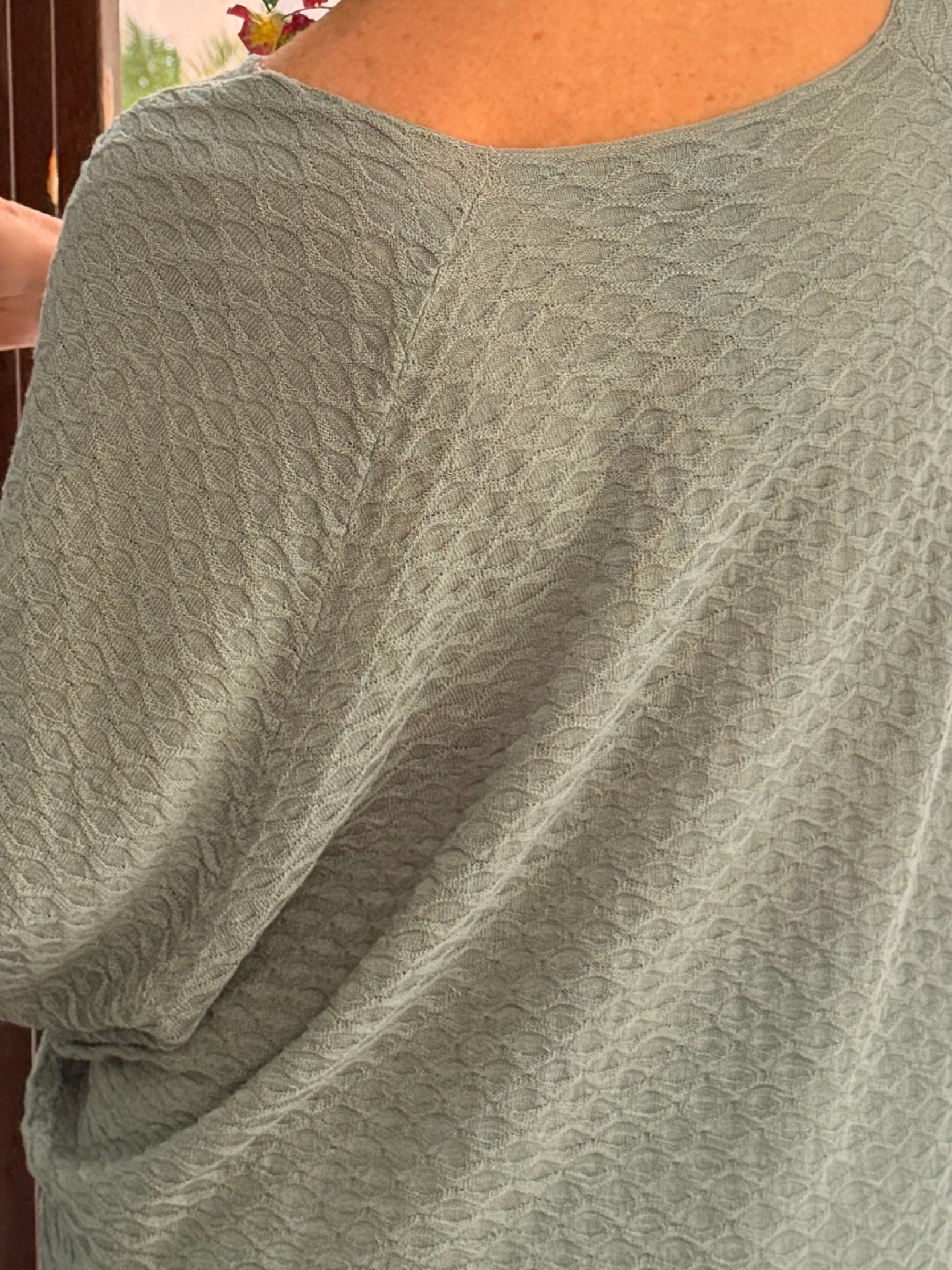 Jersei de viscosa tall ampla