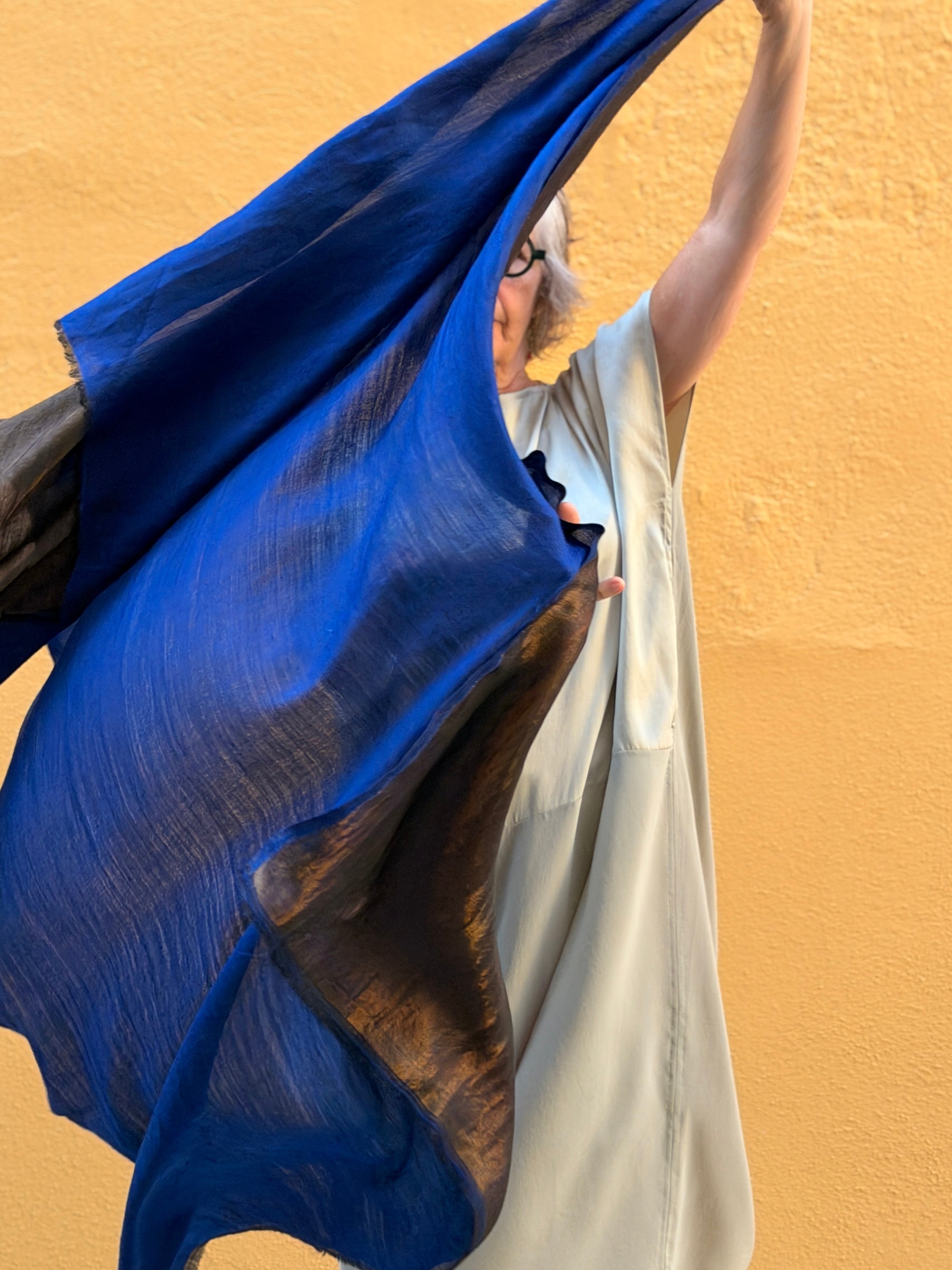 Cashmere pashmina with zari thread — silent luxury and airy drape