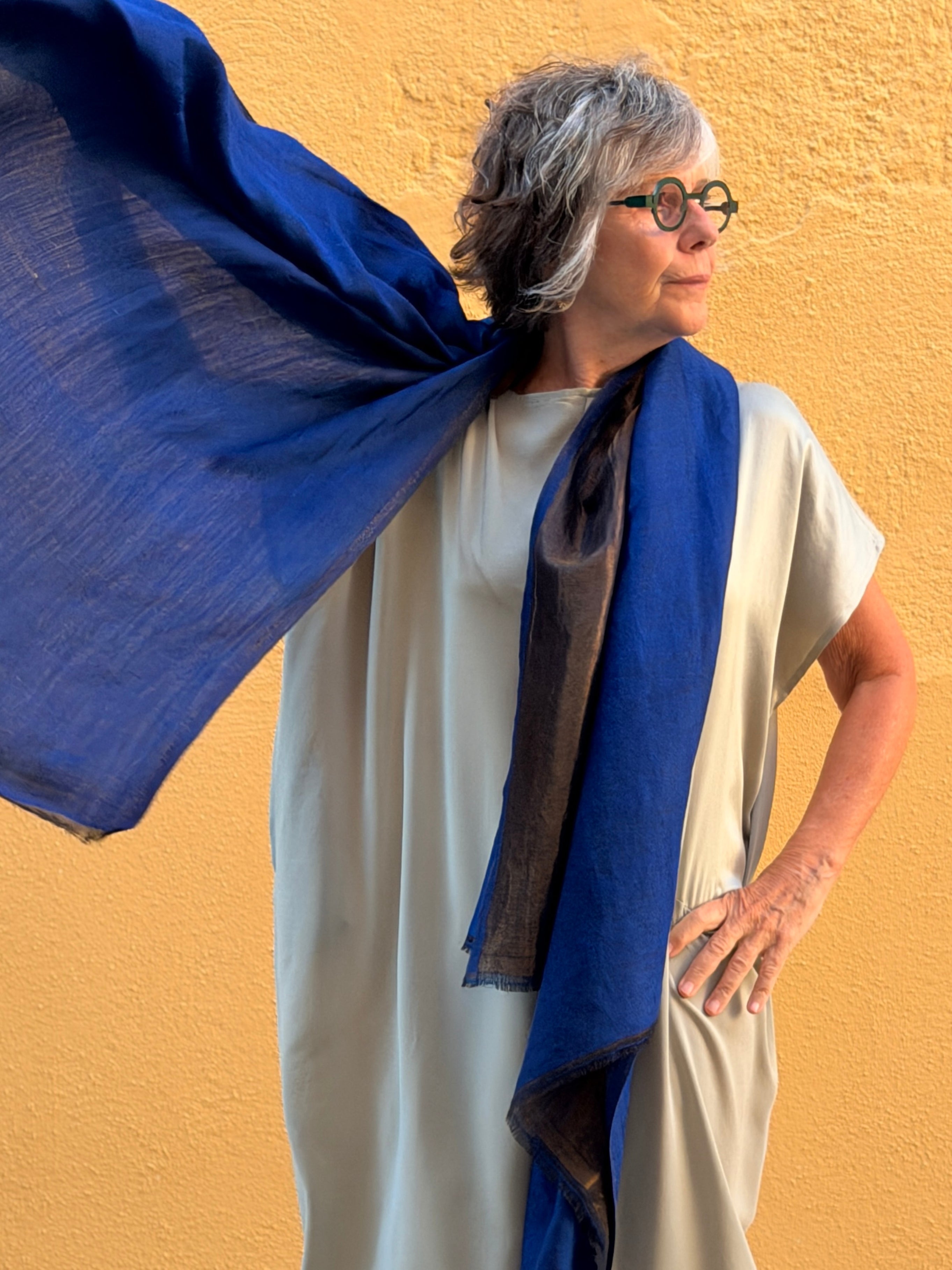 Cashmere pashmina with zari thread — silent luxury and airy drape