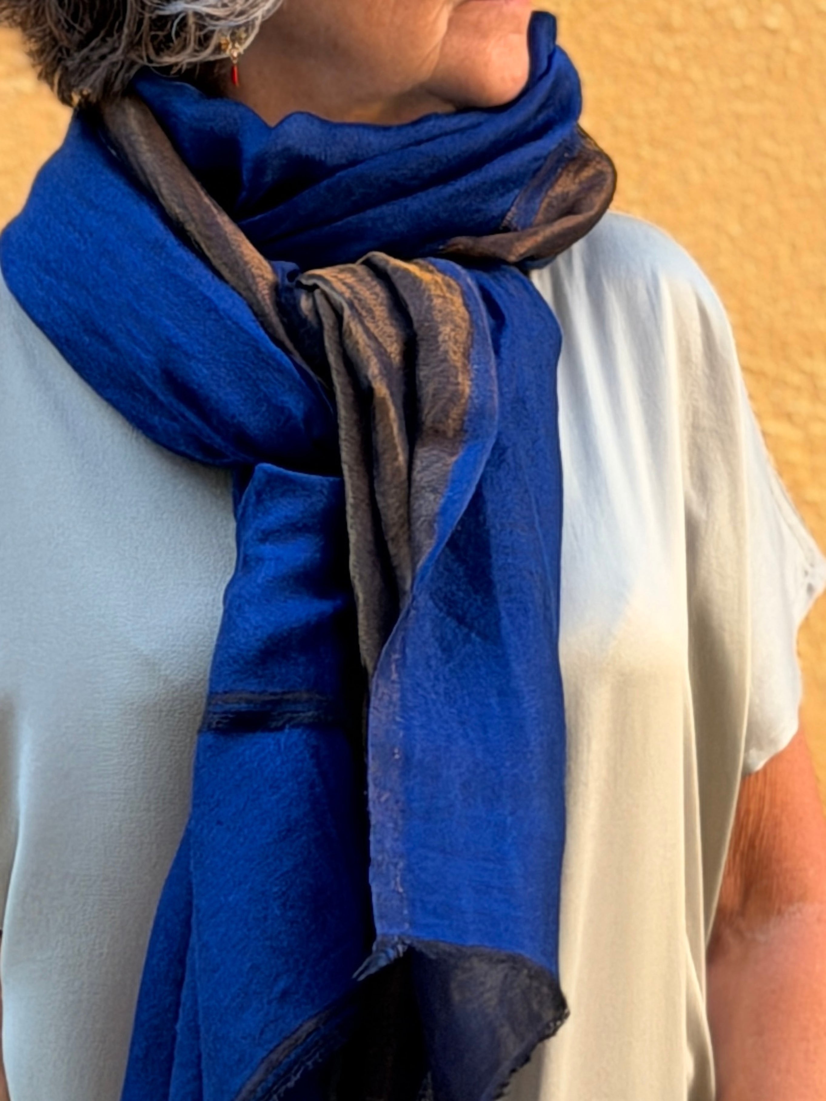 Cashmere pashmina with zari thread — silent luxury and airy drape