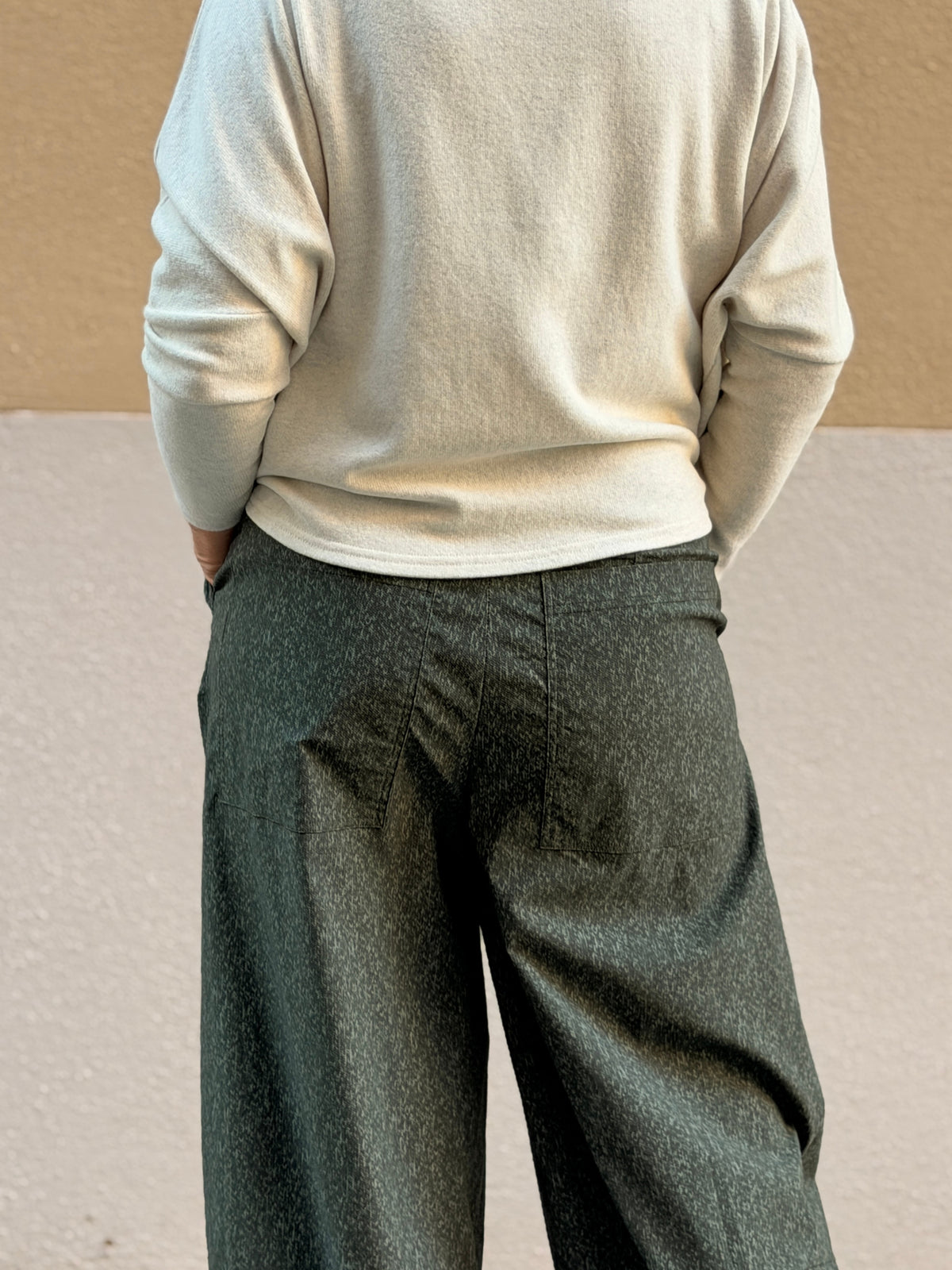 Pantaló ample — cama recta i cropped