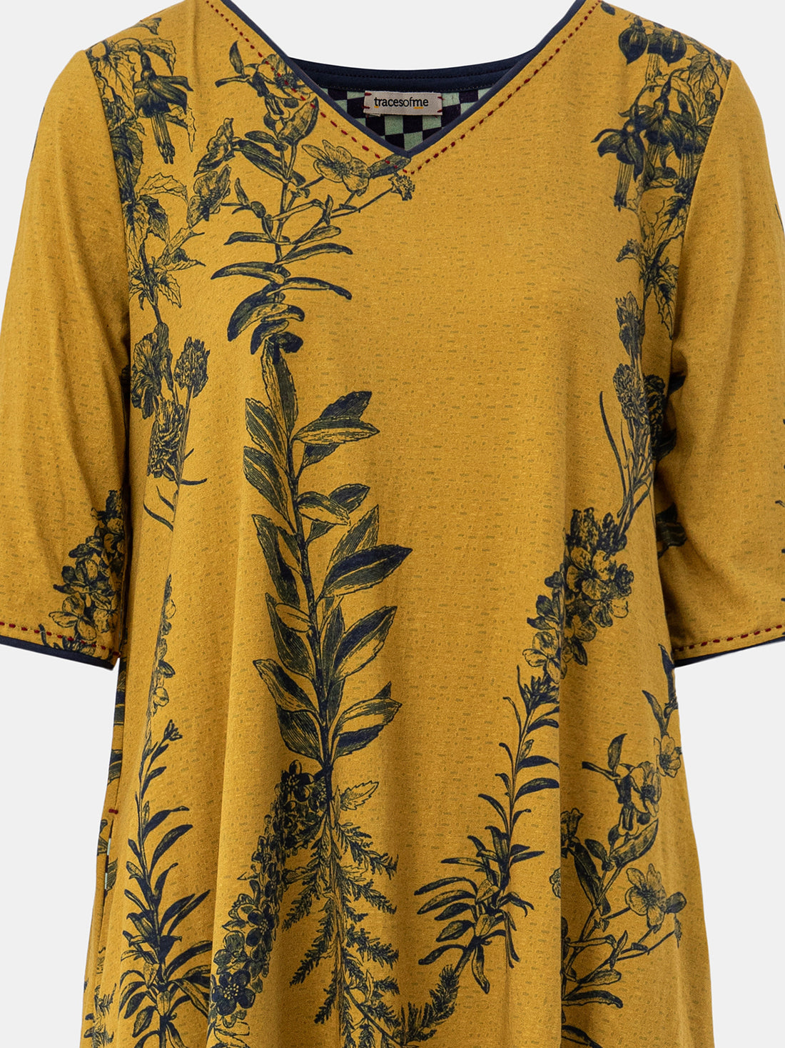 Vestit Durga — Jersey de cotó amb estampat floral exclusiu | Amber