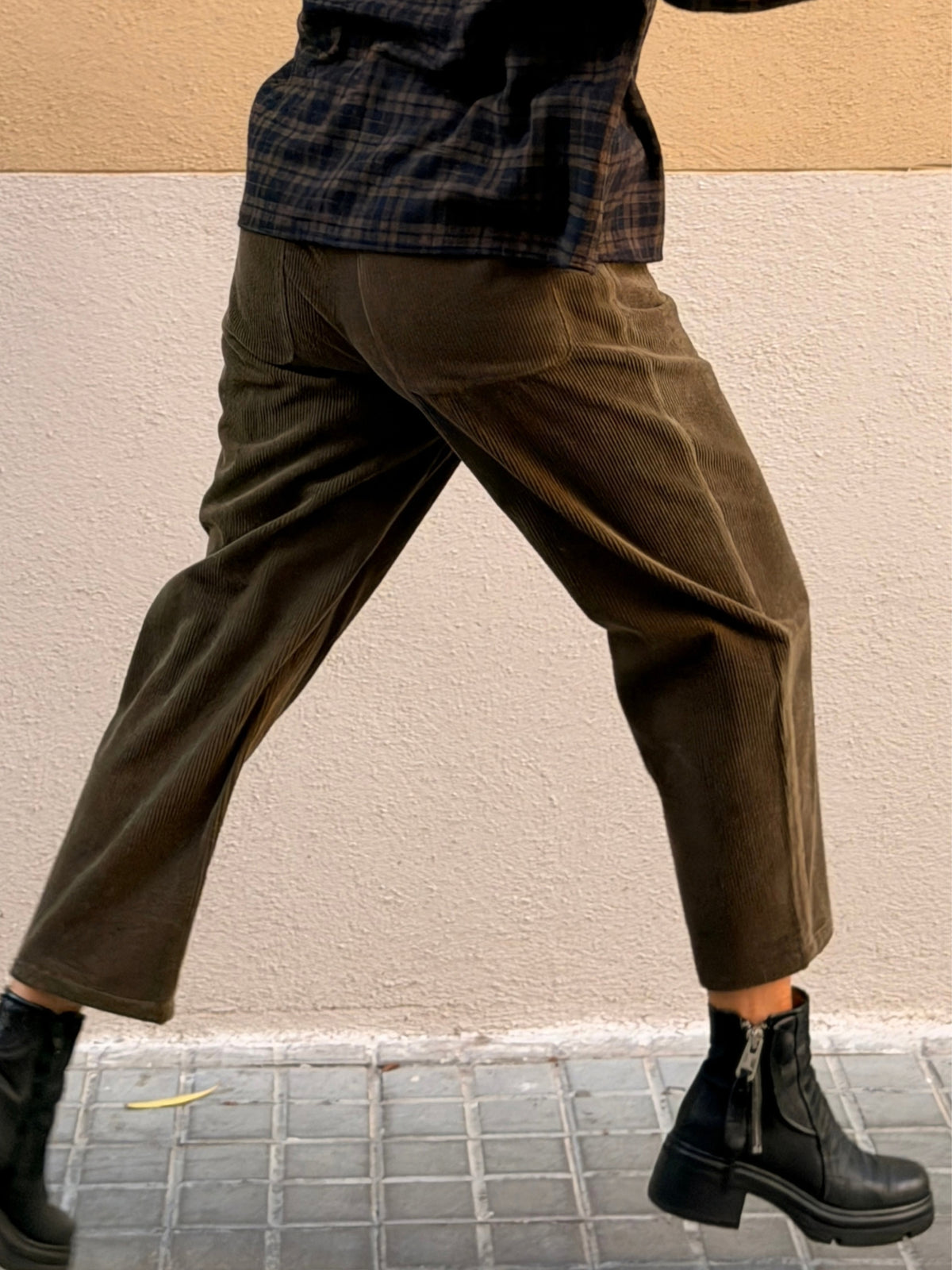 Pantalón de pana — cintura elástica