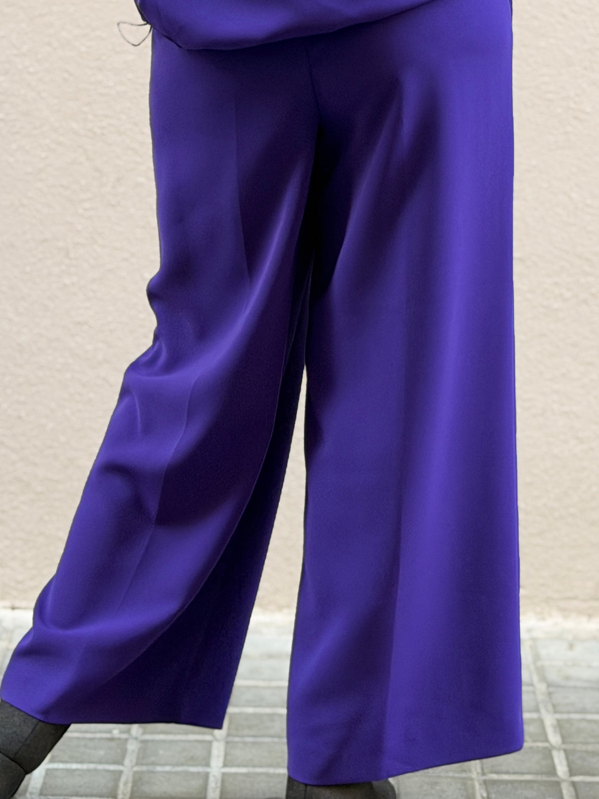 Culotte cropped — tall recte i ample