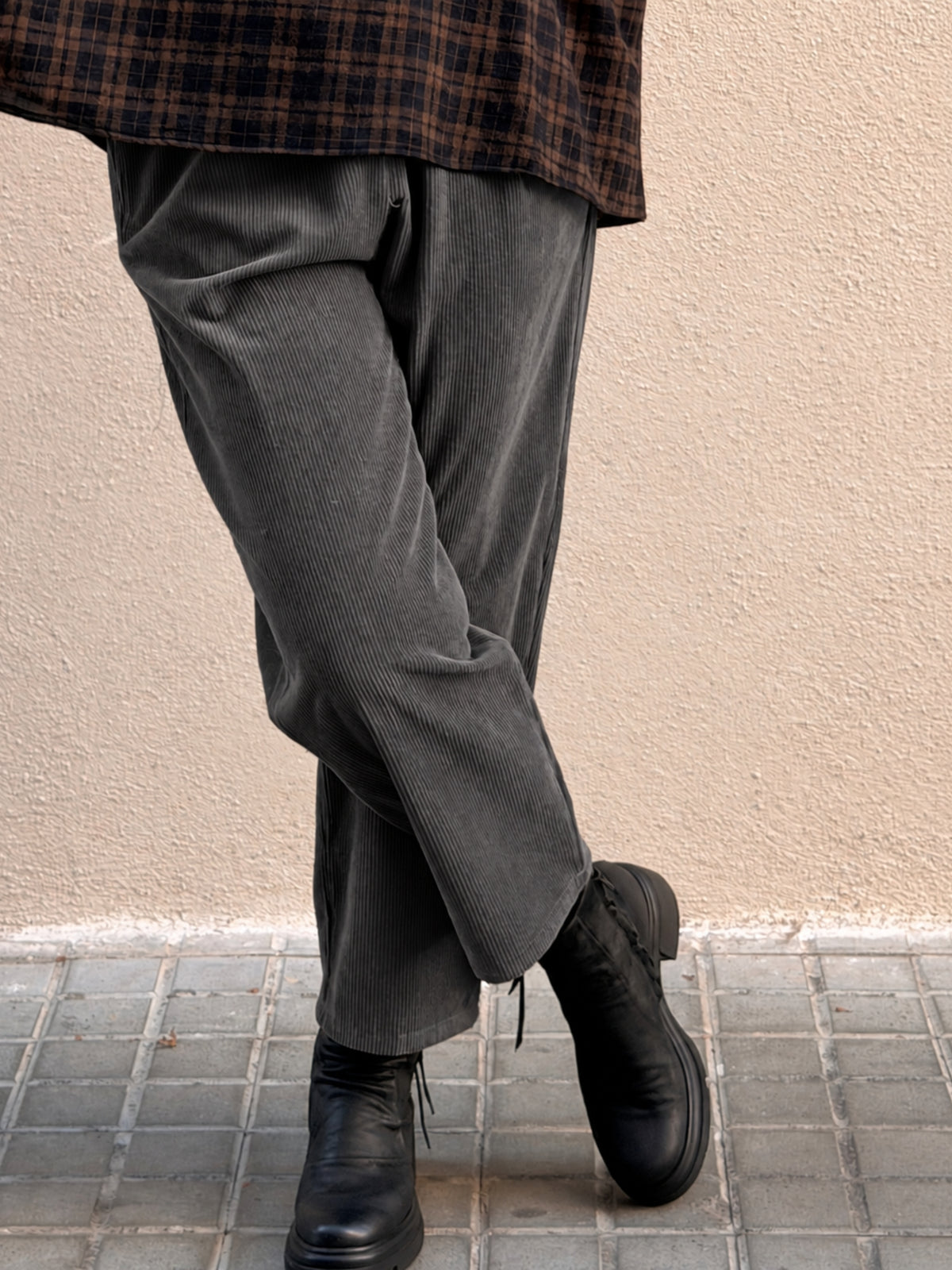 Pantalón de pana — cintura elástica