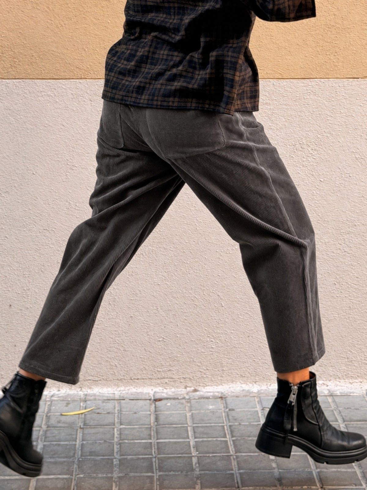 Pantalón de pana — cintura elástica