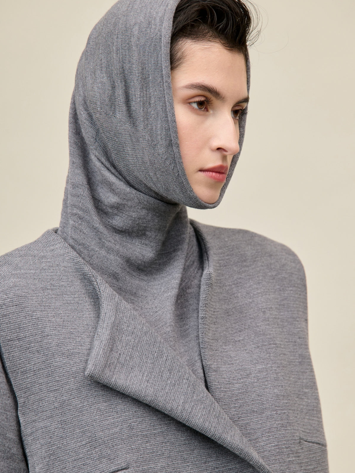 Armilla boxy de llana merino