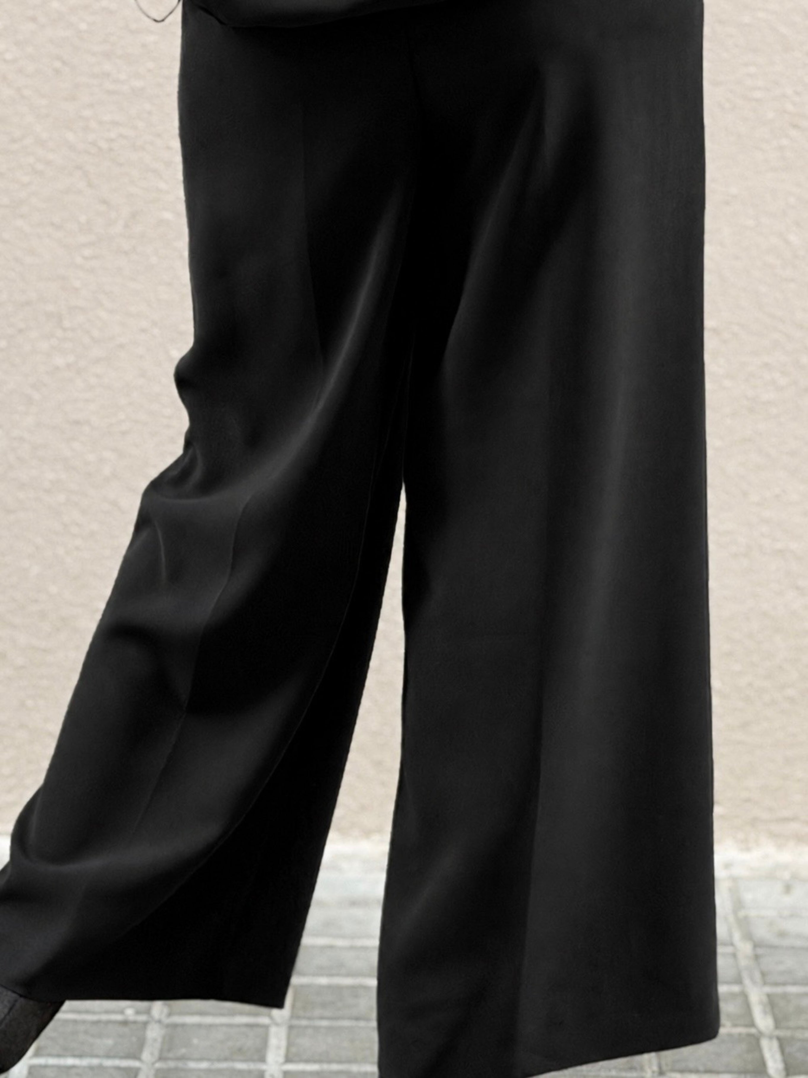 Culotte cropped — tall recte i ample