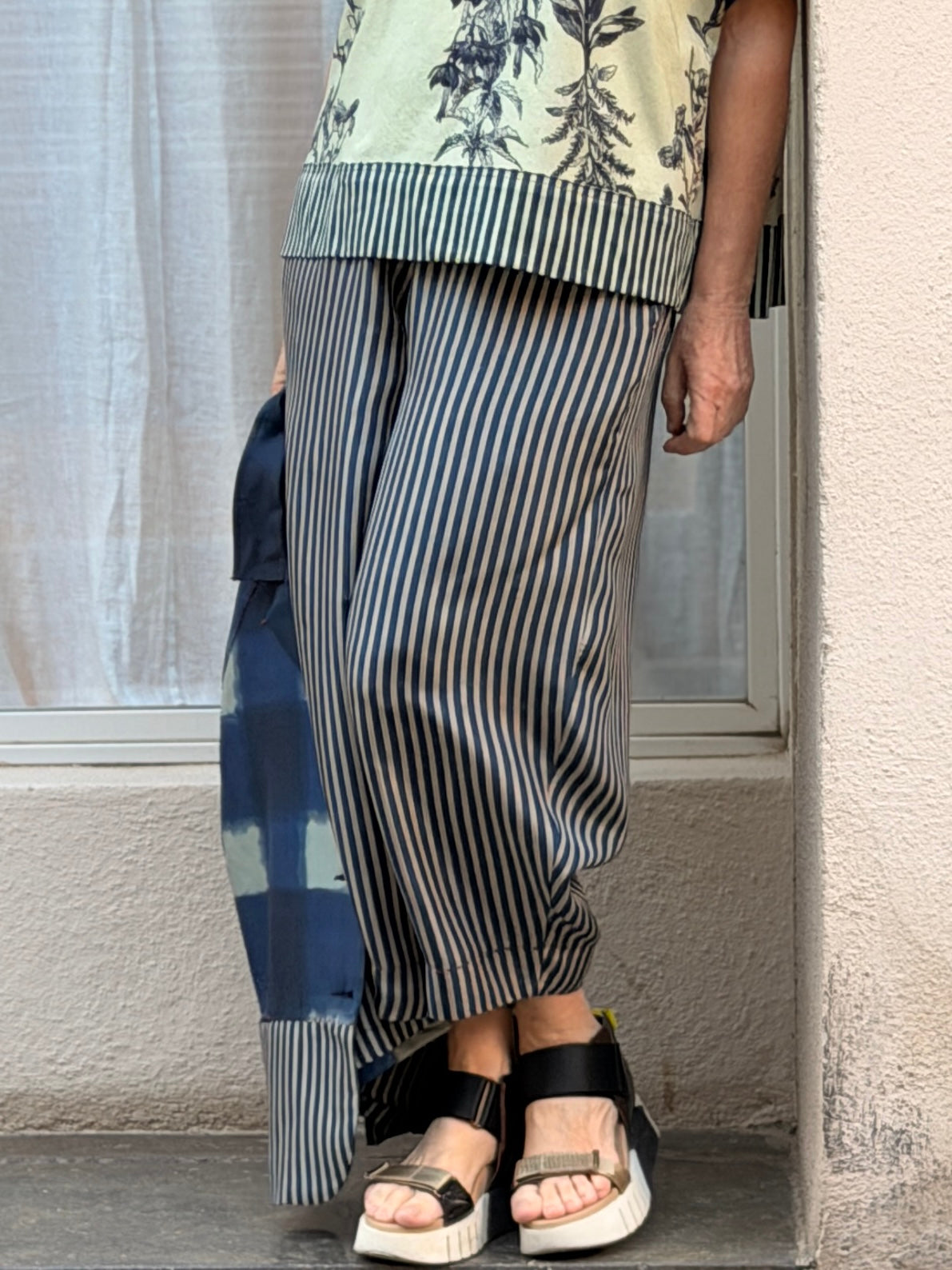 Pantaló de seda amb tall oriental