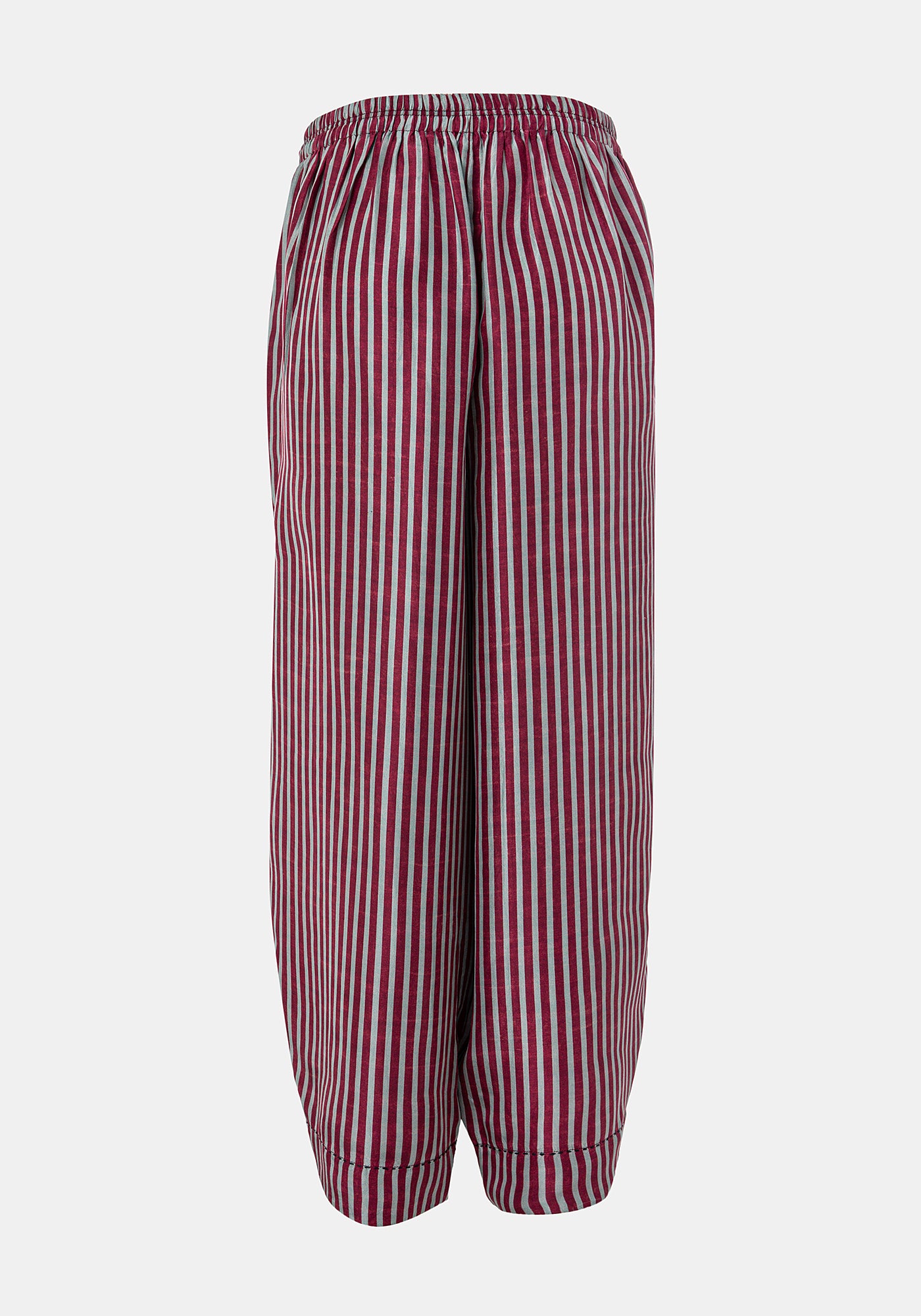 Pantalons de seda amb ratlles  Rouge