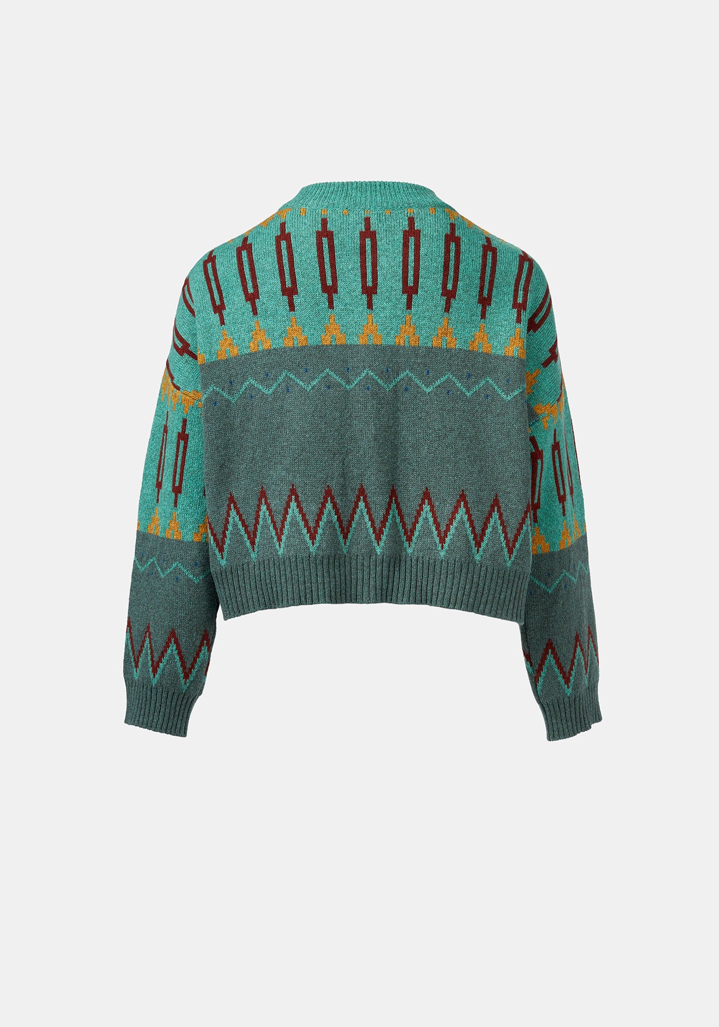 Bolero con cremallera de musgo de la marca Traces of Me