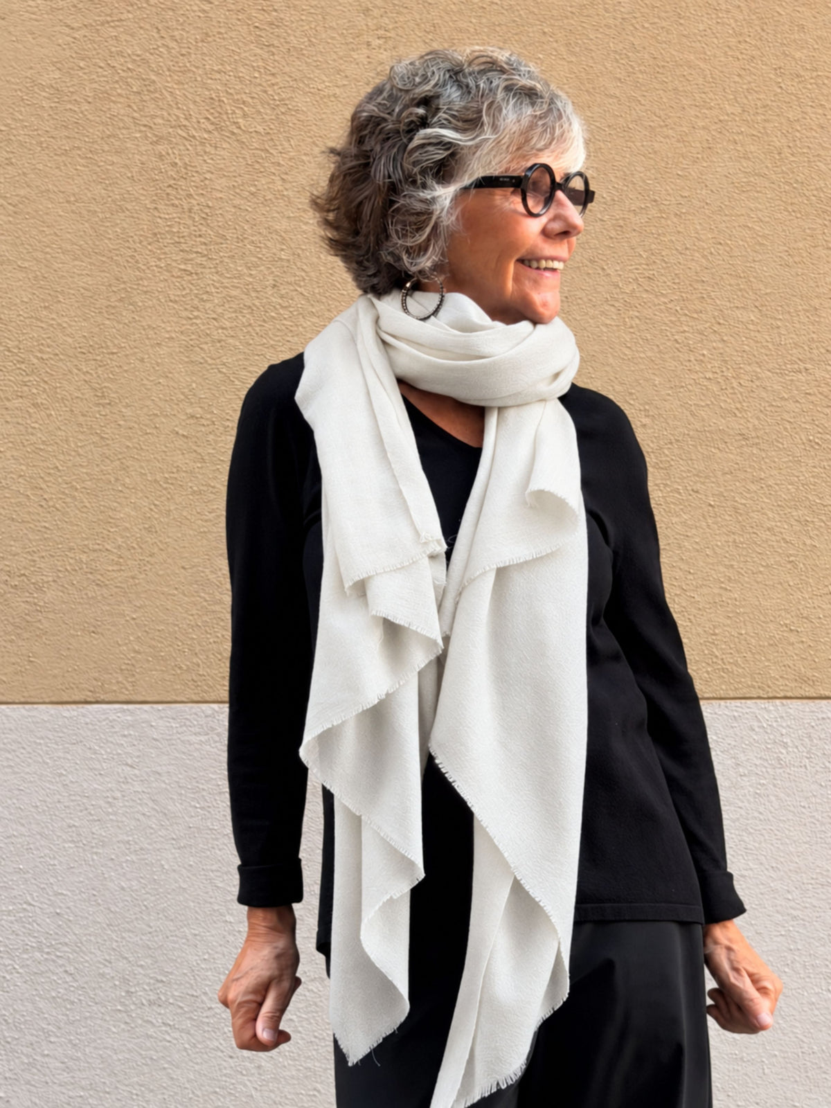 Pashmina de caixmir llisa