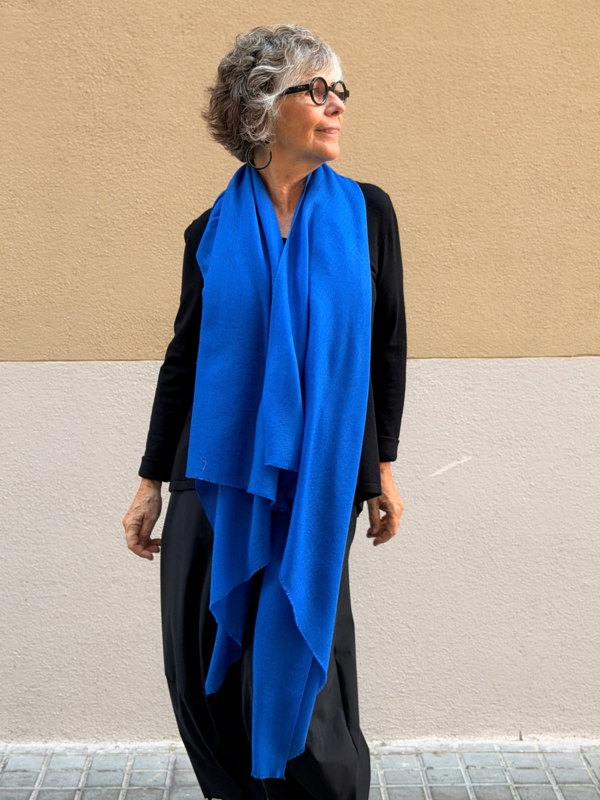 Pashmina de caixmir llisa