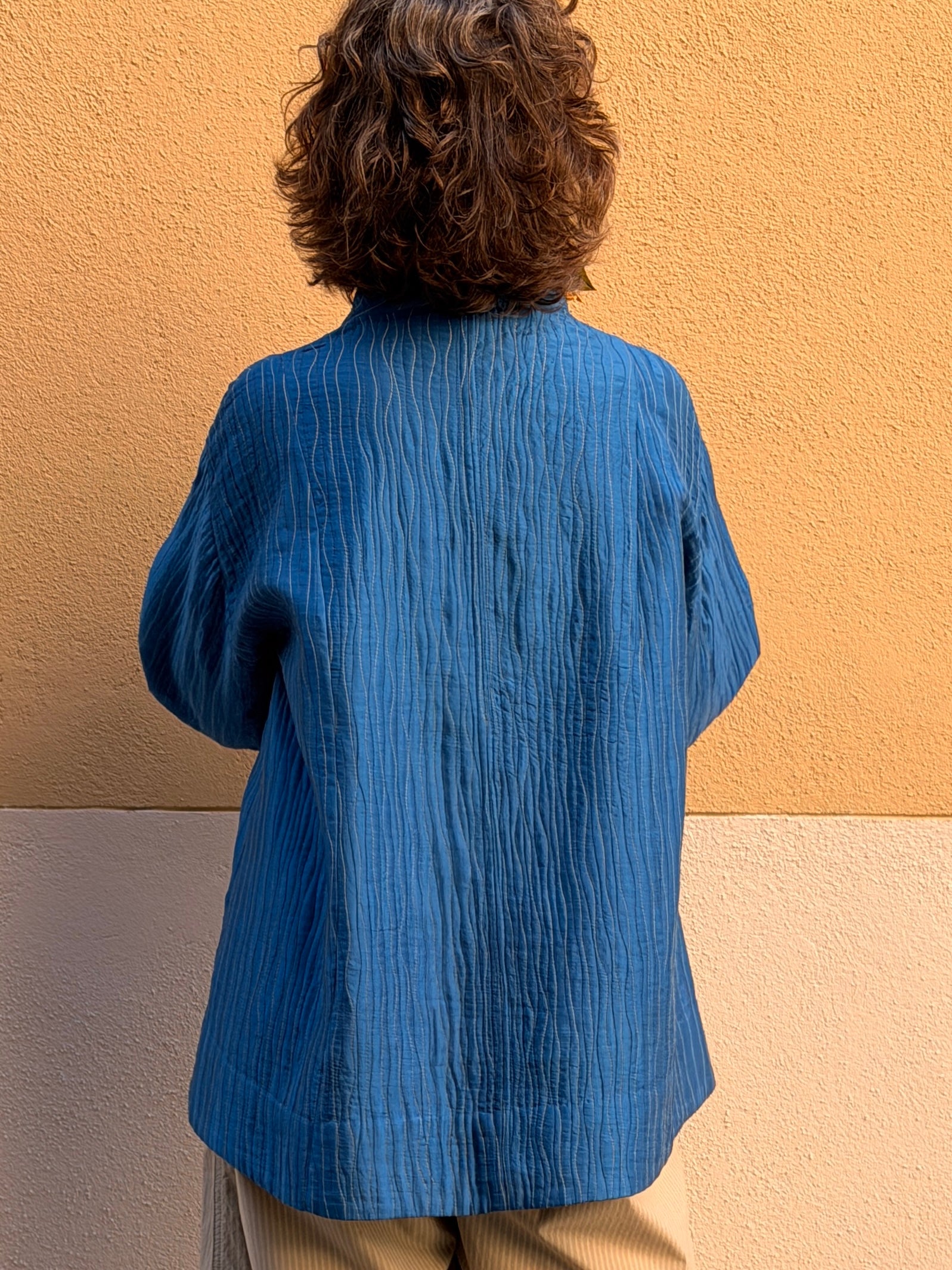 Chaqueta de seda natural