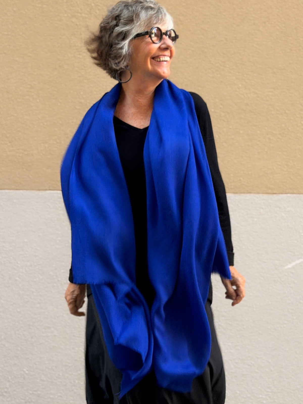 Pashmina de caixmir llisa
