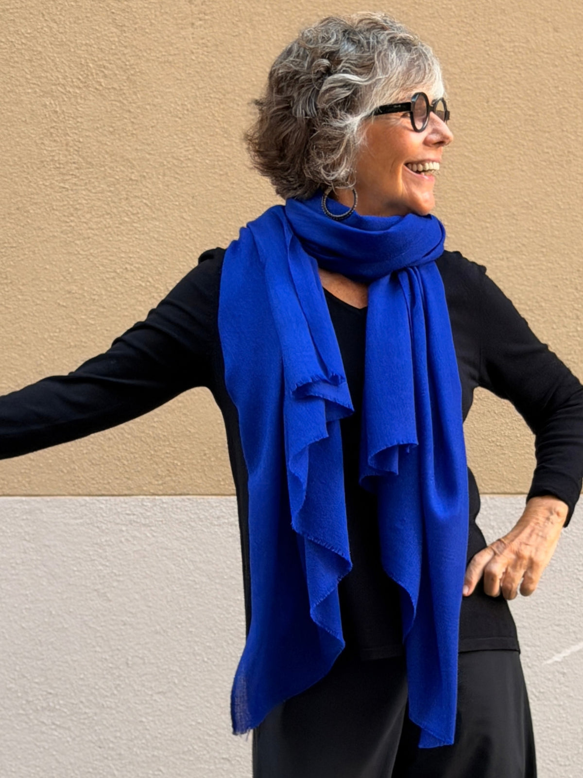 Pashmina de caixmir llisa
