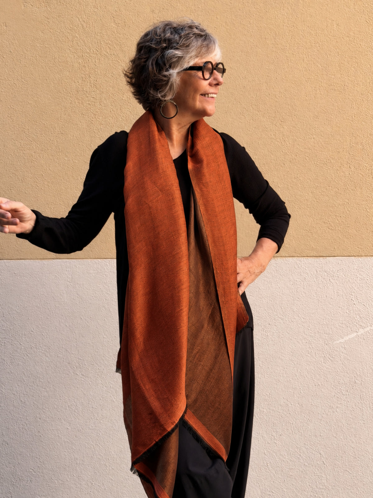 Pashmina de caixmir Zari 200 x 80 cm