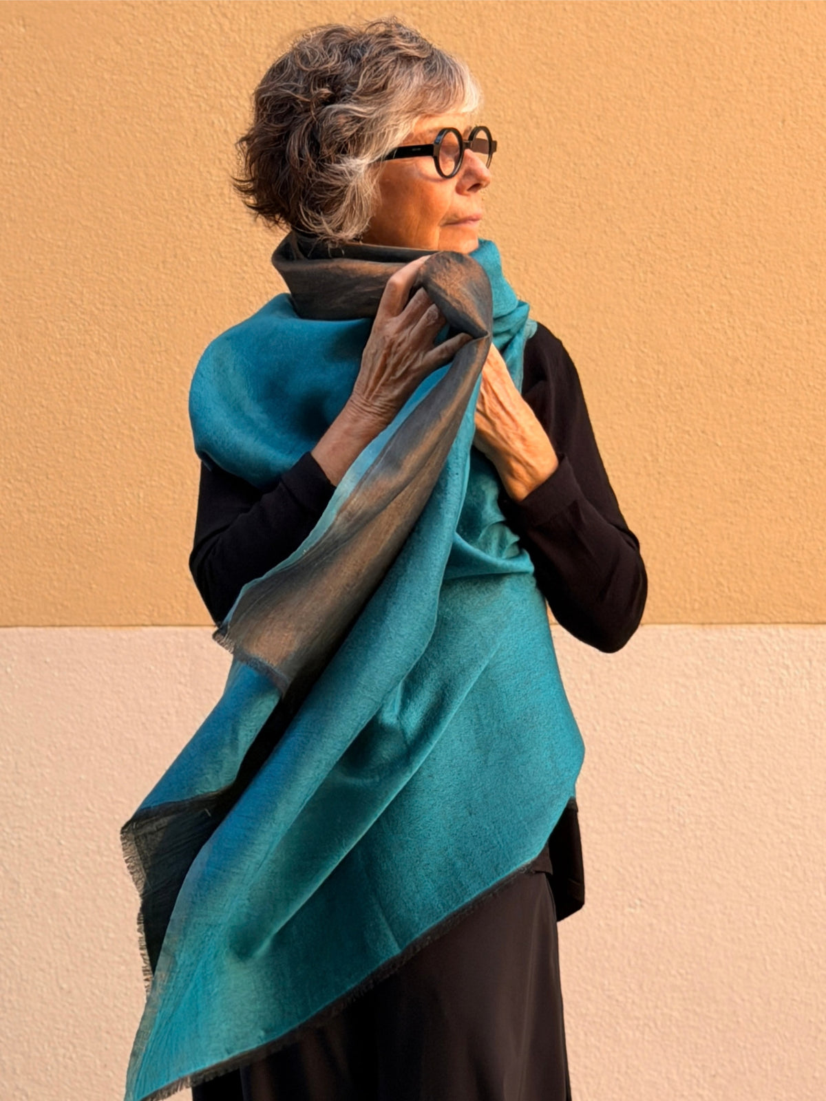 Pashmina de caixmir Zari 200 x 80 cm