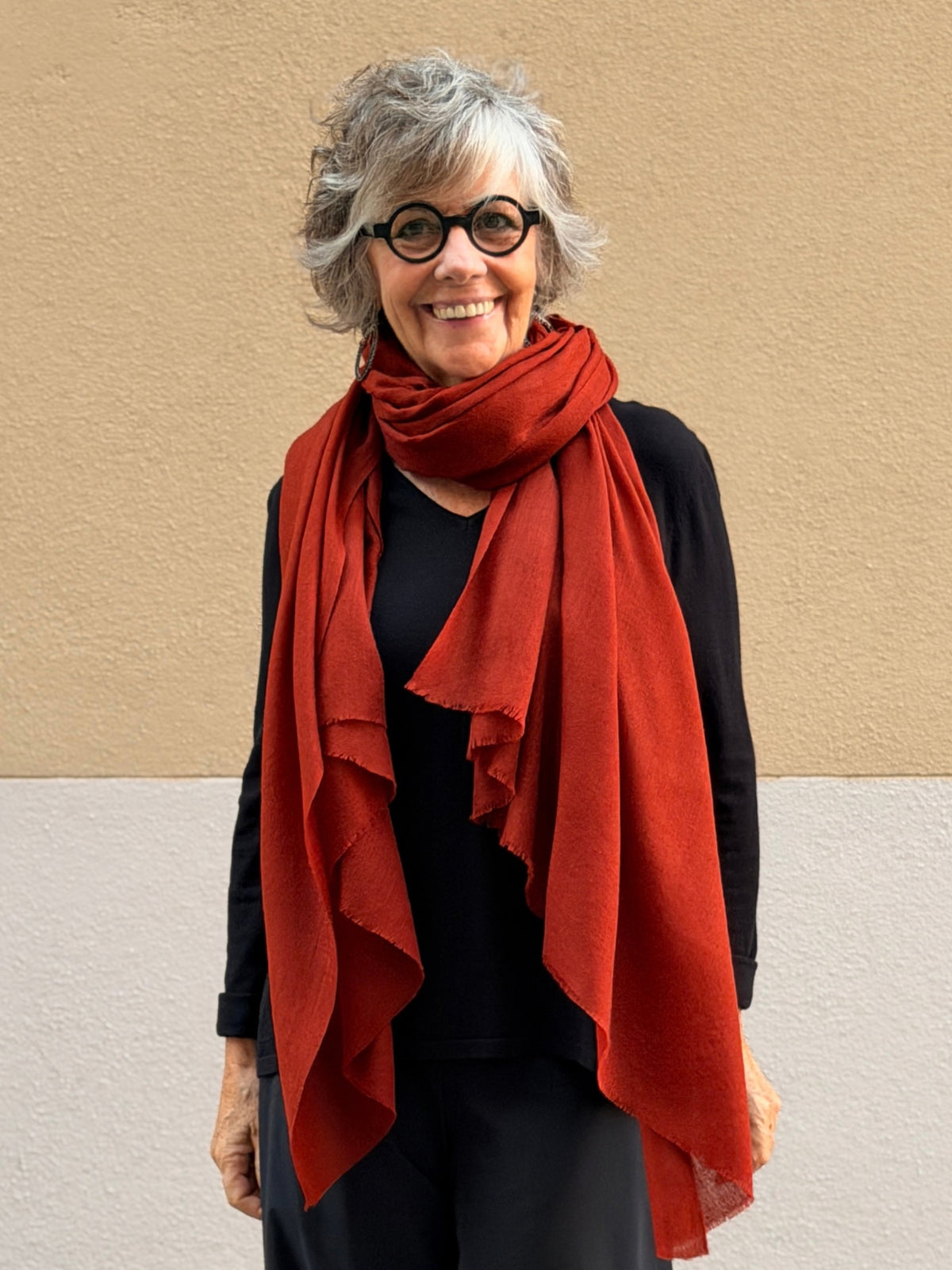 Pashmina de caixmir llisa
