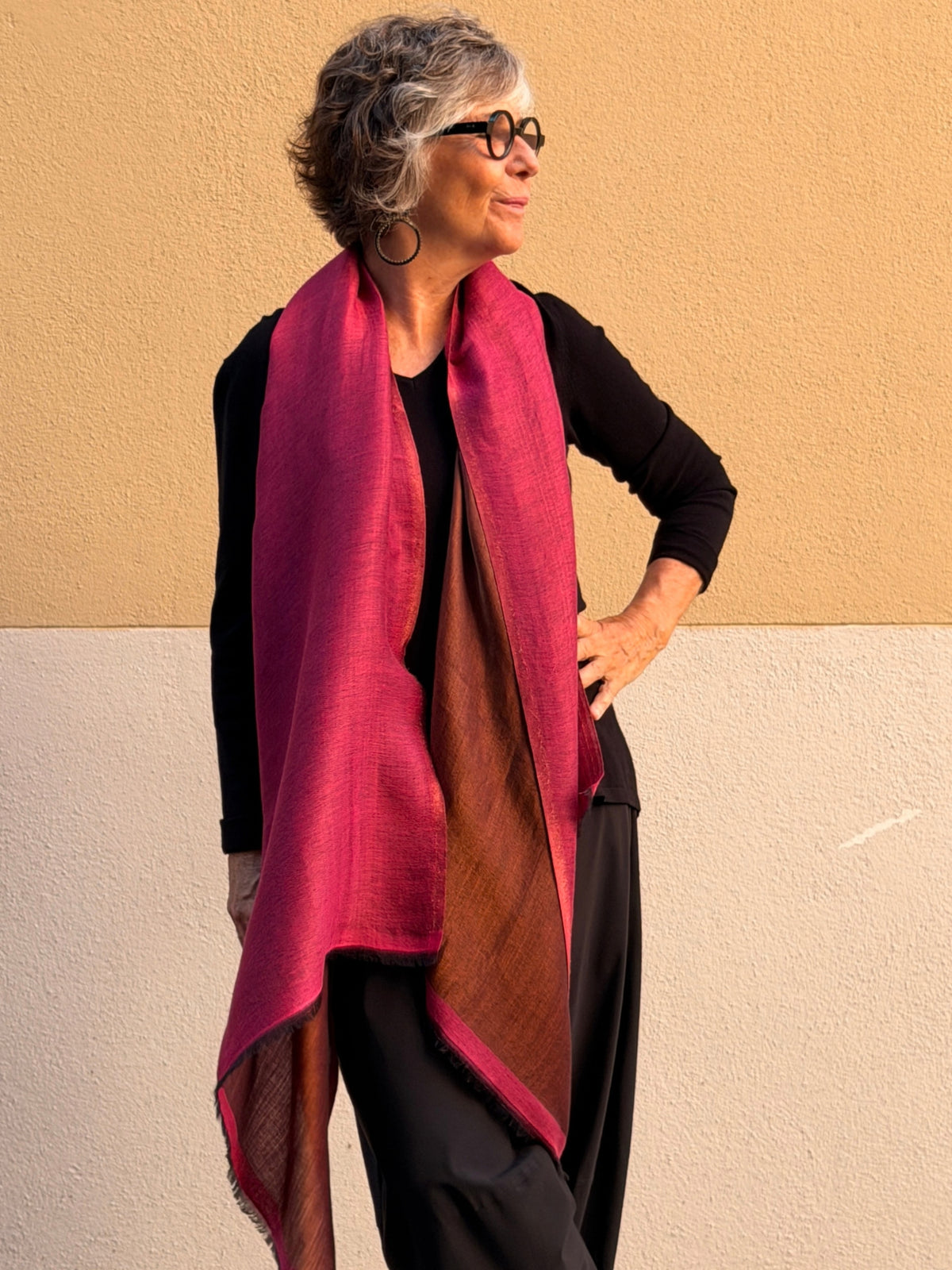 Pashmina de caixmir Zari 200 x 80 cm