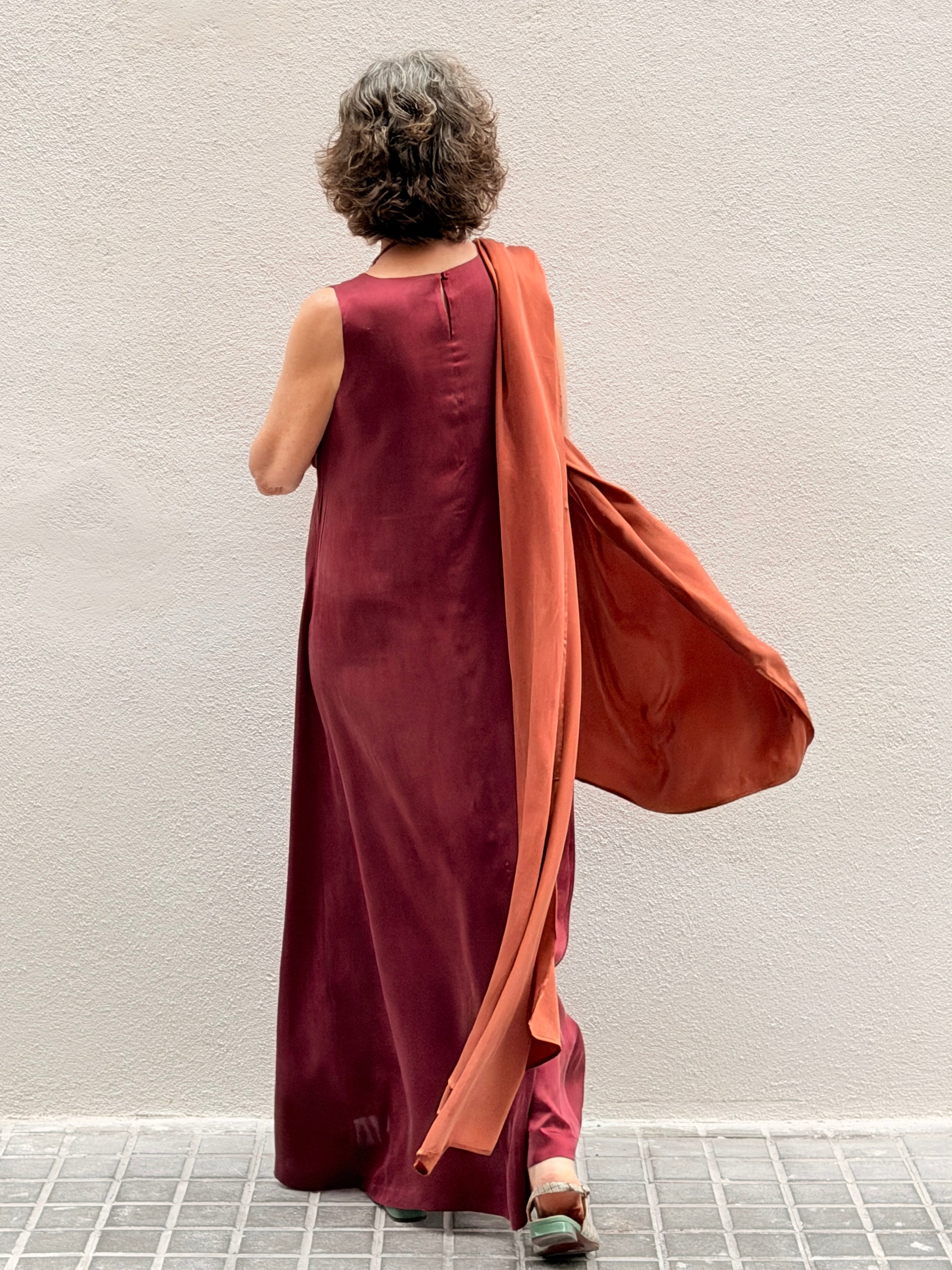 Vestido MoniK de seda lavada