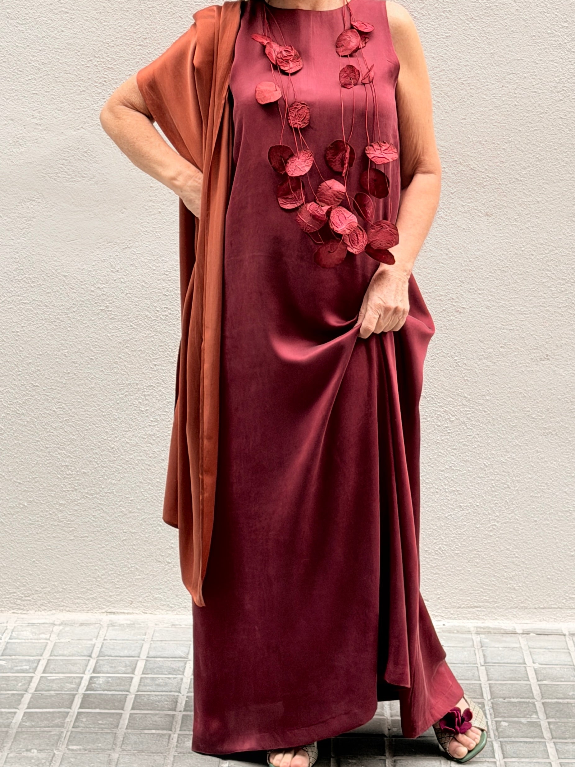 Vestido MoniK de seda lavada
