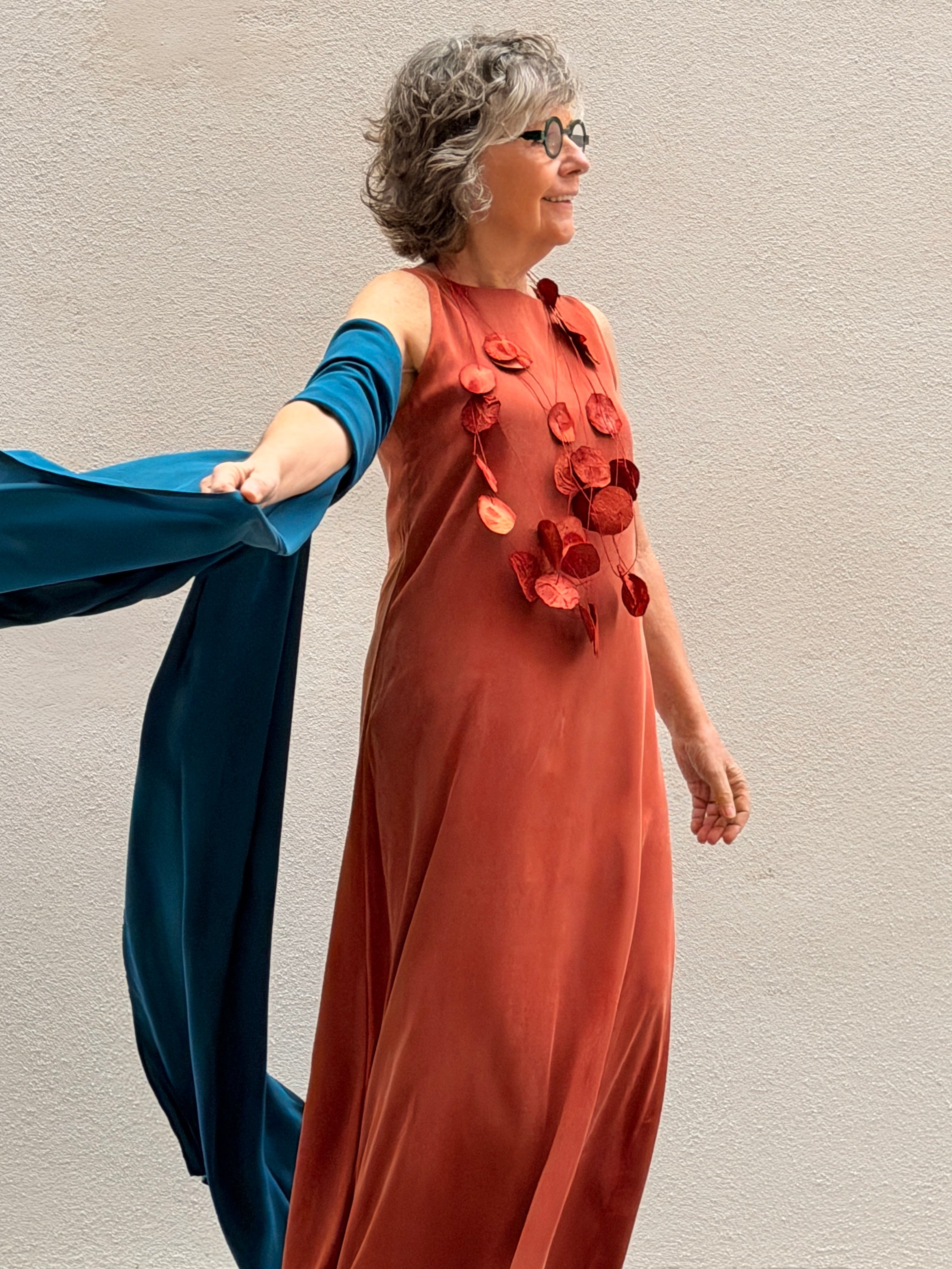 Vestido MoniK de seda lavada