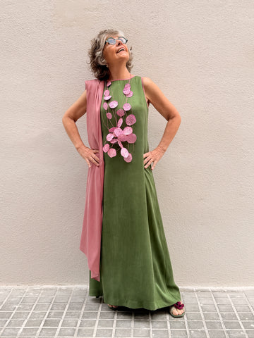 Vestido MoniK de seda lavada