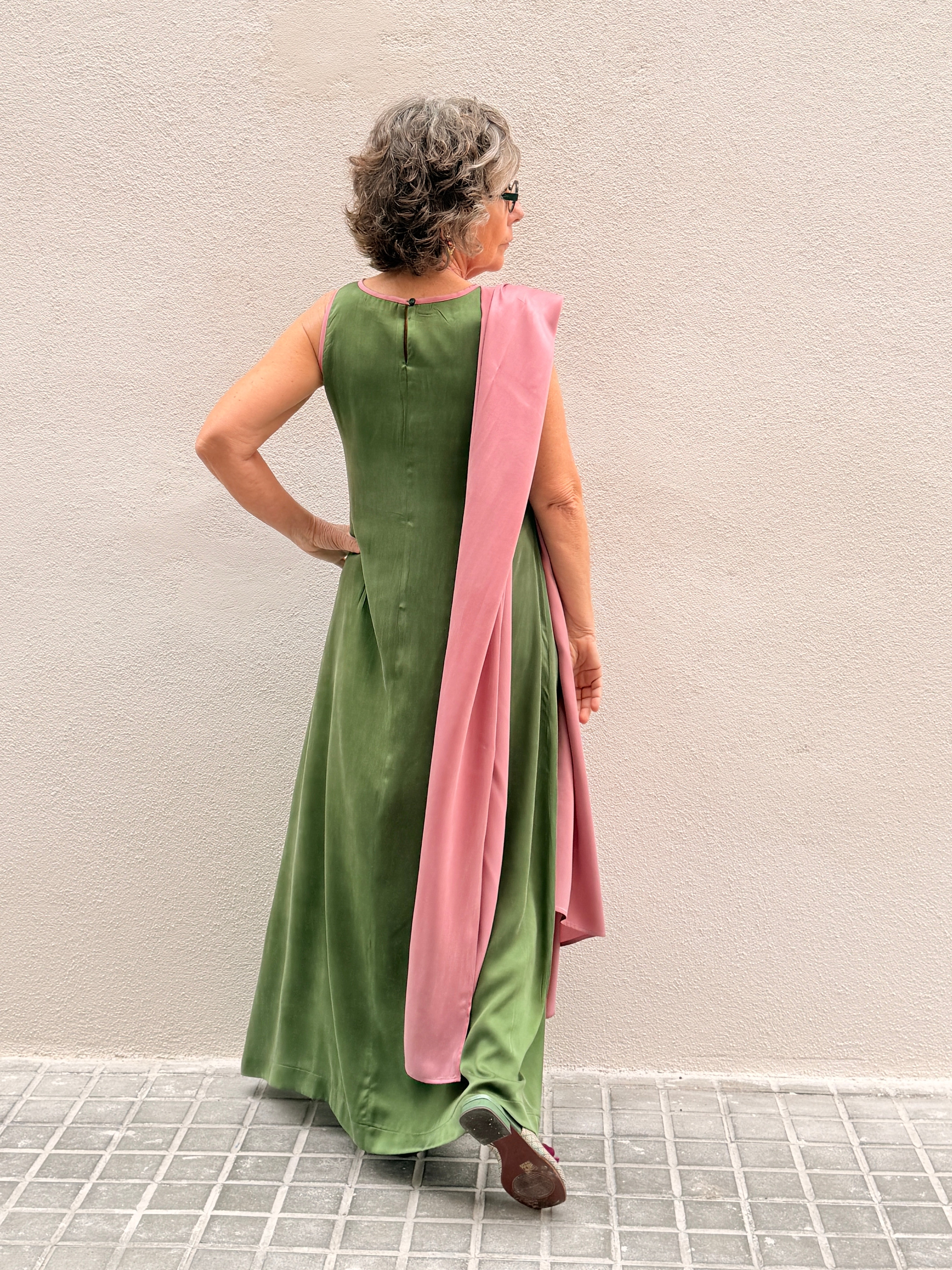 Vestido MoniK de seda lavada