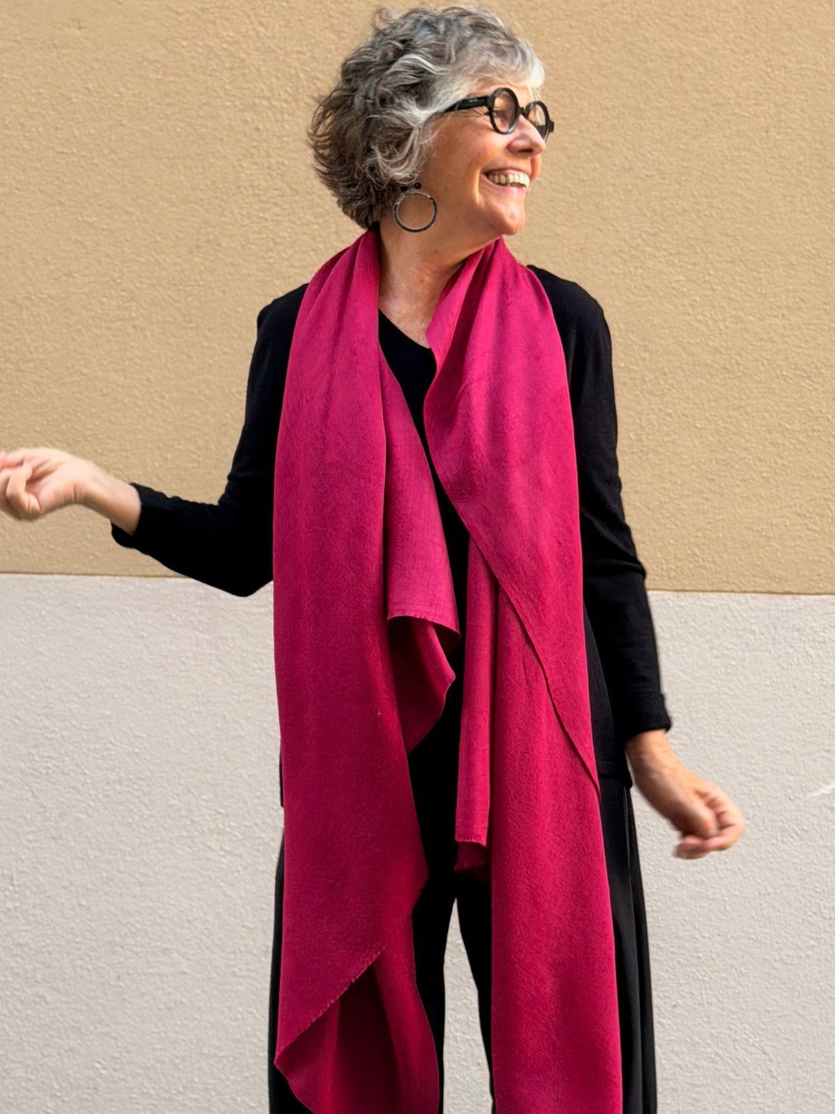 Pashmina de caixmir llisa