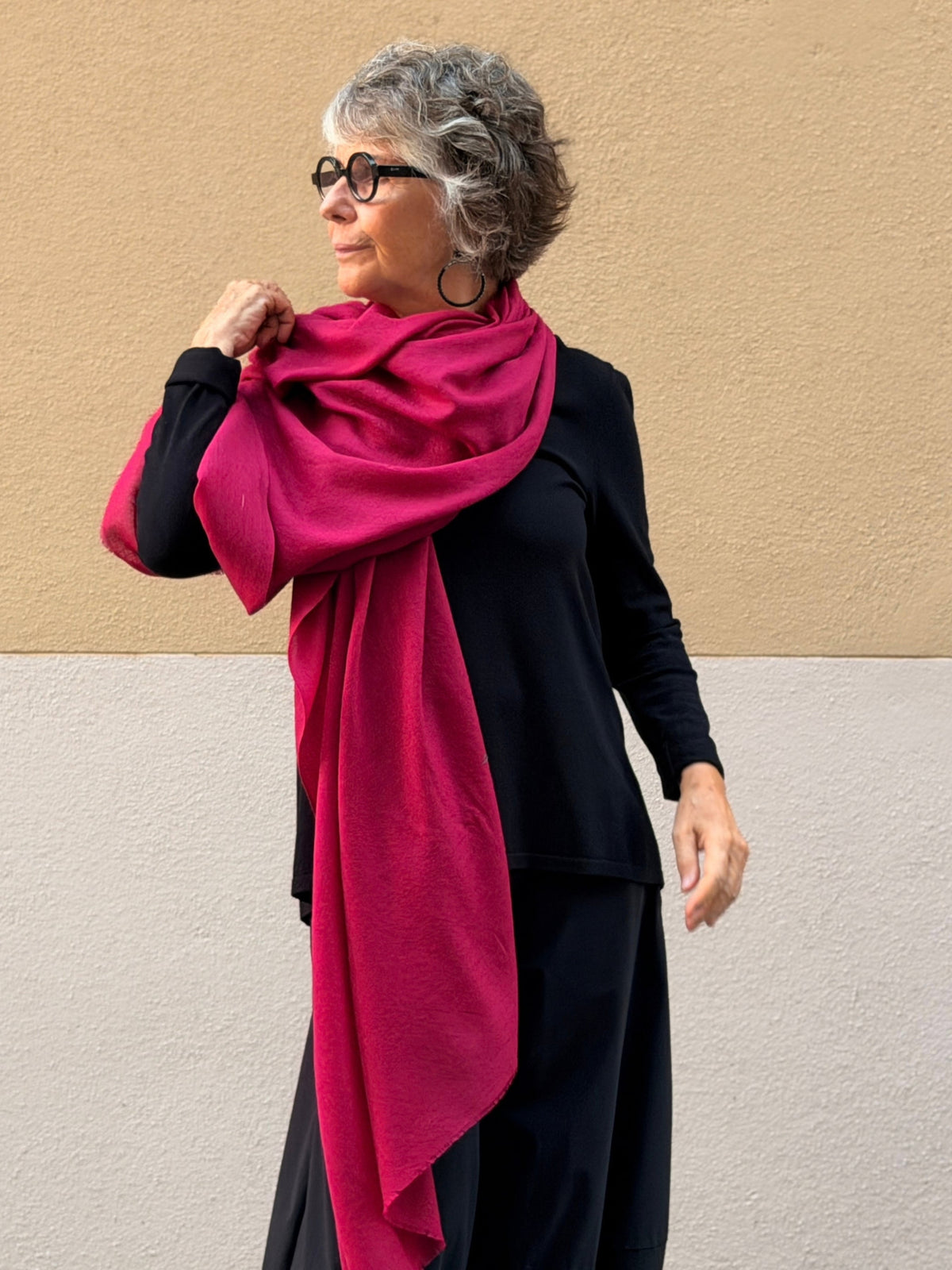 Pashmina de caixmir llisa