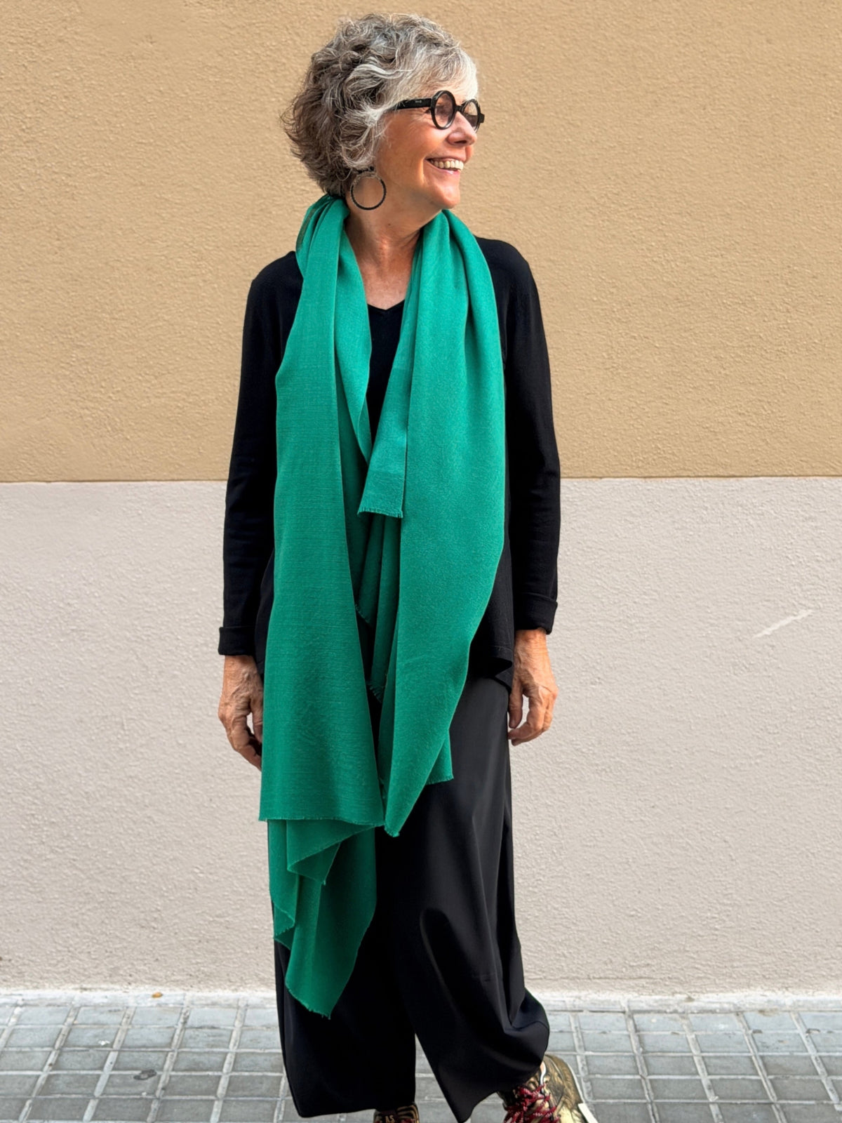 Pashmina de caixmir llisa