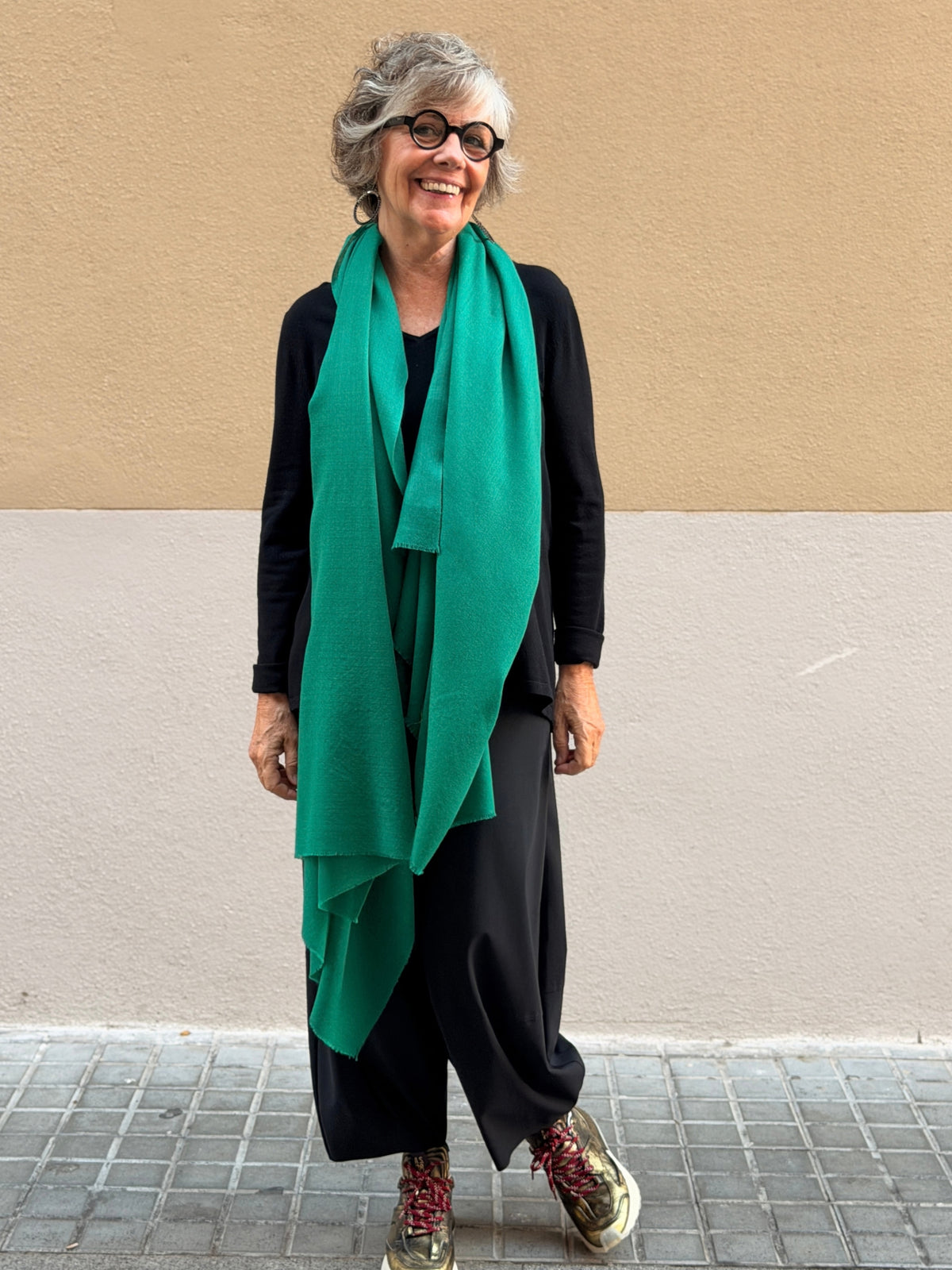 Pashmina de caixmir llisa