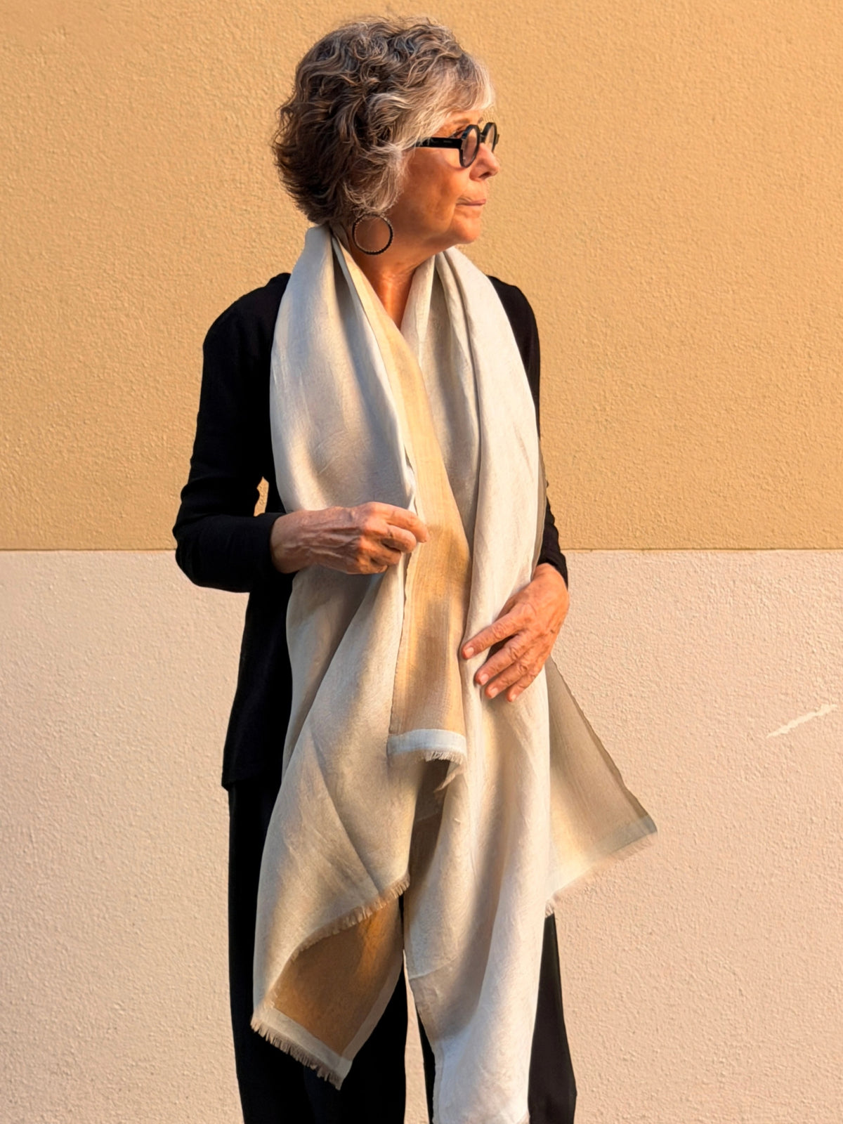 Pashmina de caixmir Zari 200 x 80 cm