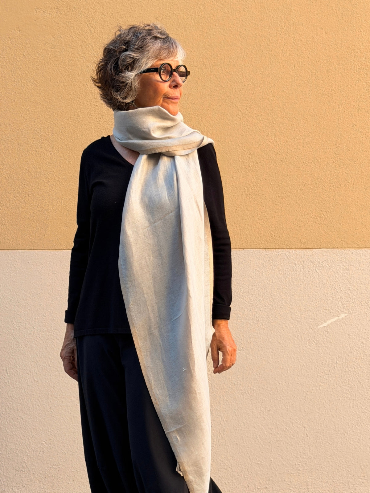 Pashmina de caixmir Zari 200 x 80 cm