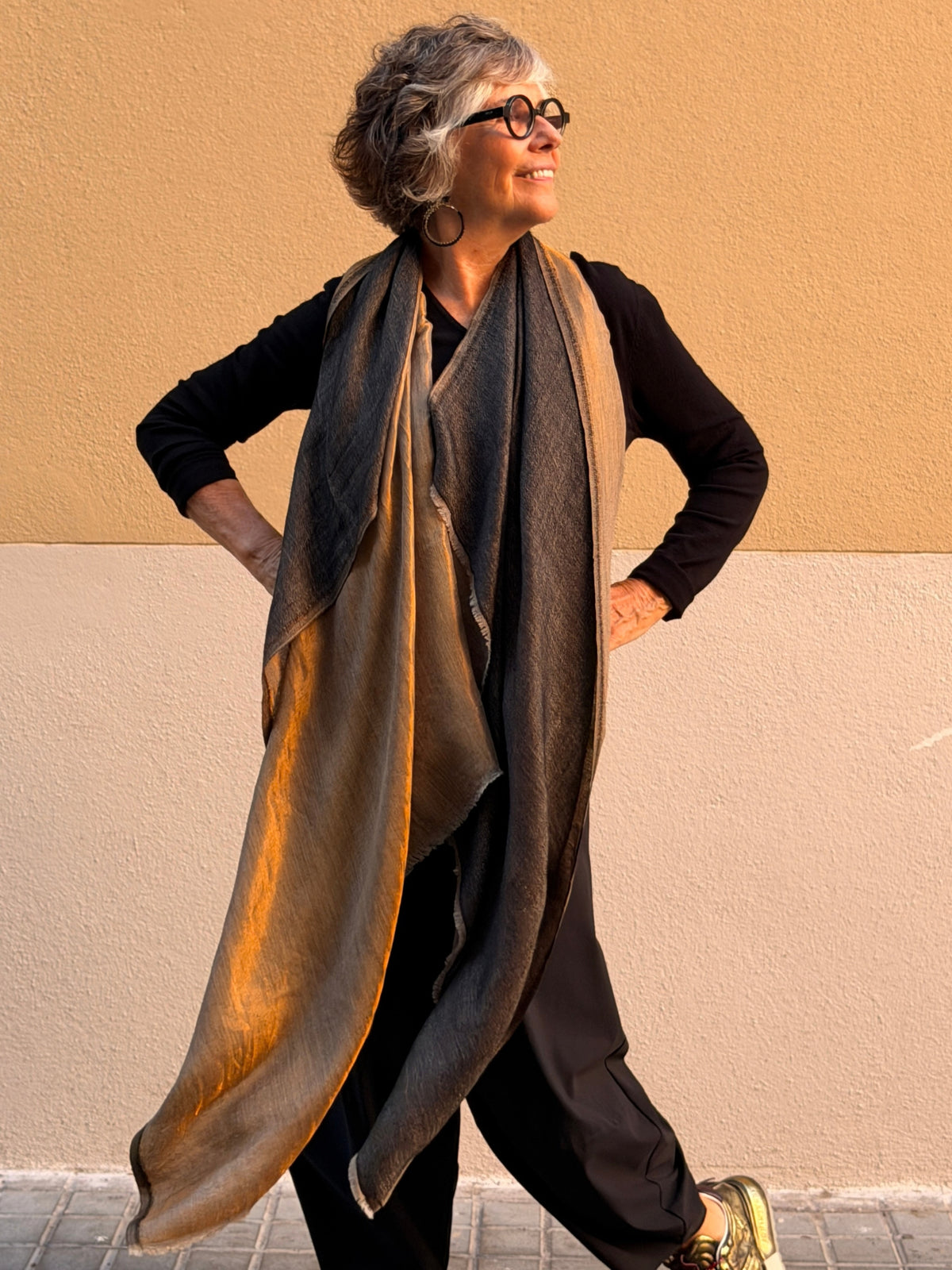 Pashmina de caixmir Zari 200 x 100 cm