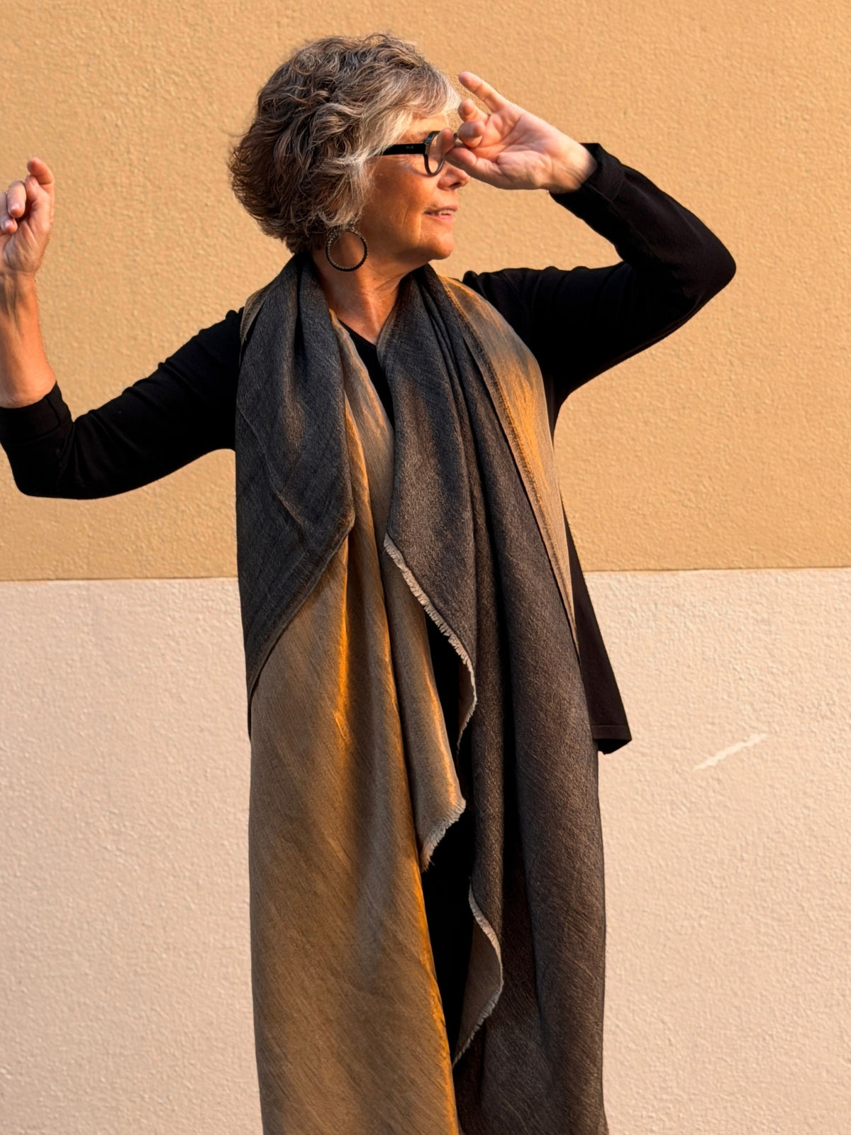 Pashmina de caixmir Zari 200 x 100 cm