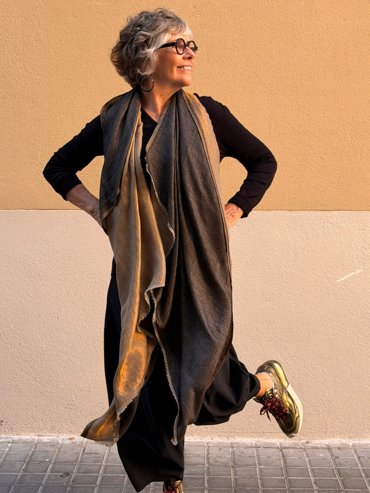 Pashmina de caixmir Zari 200 x 100 cm
