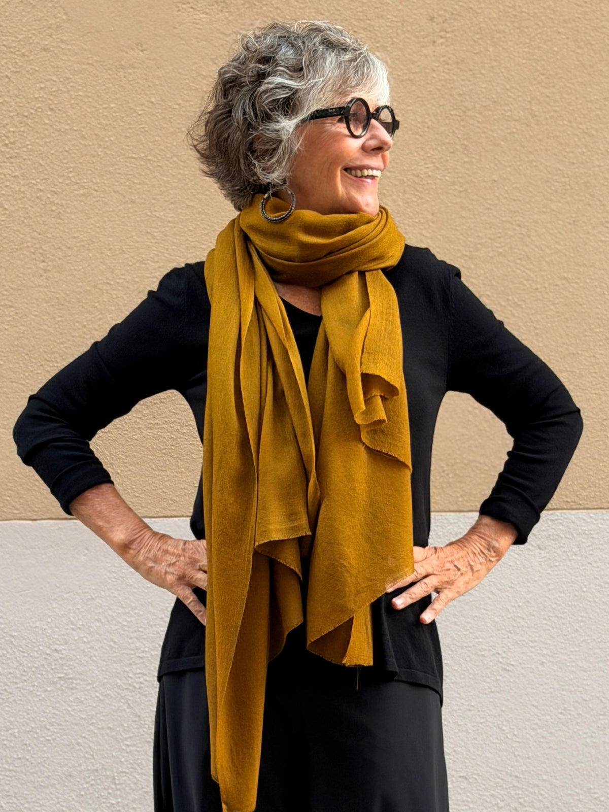 Pashmina de caixmir llisa
