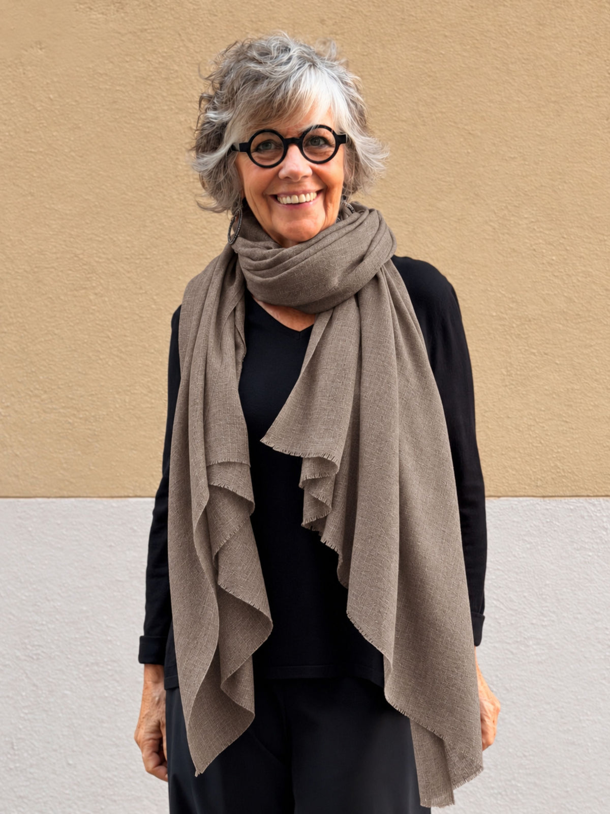 Pashmina de caixmir llisa