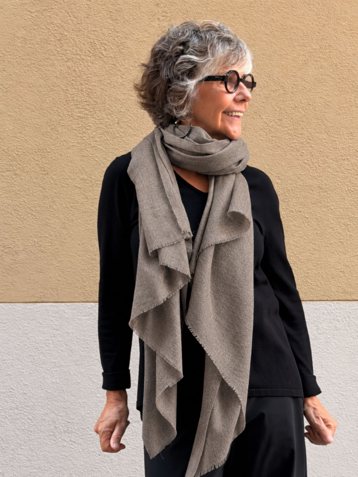 Pashmina de caixmir llisa