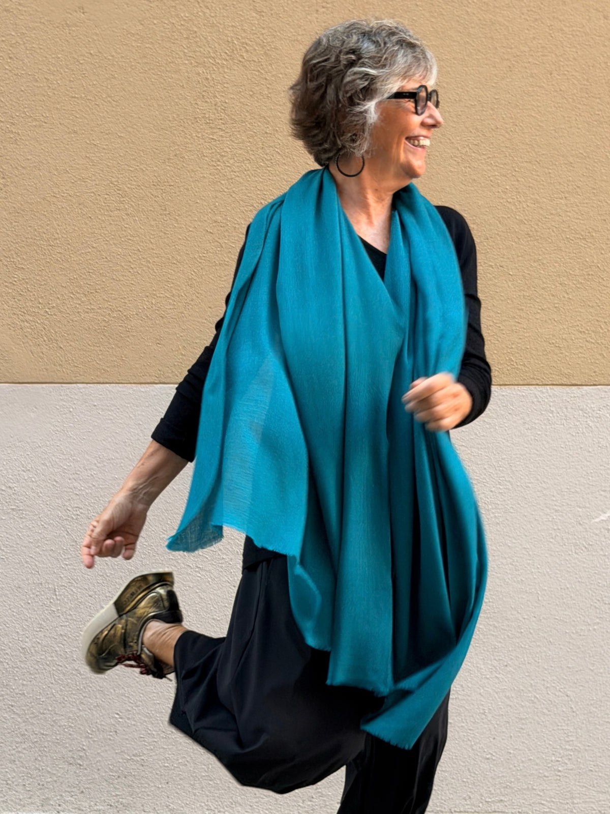Pashmina de caixmir llisa