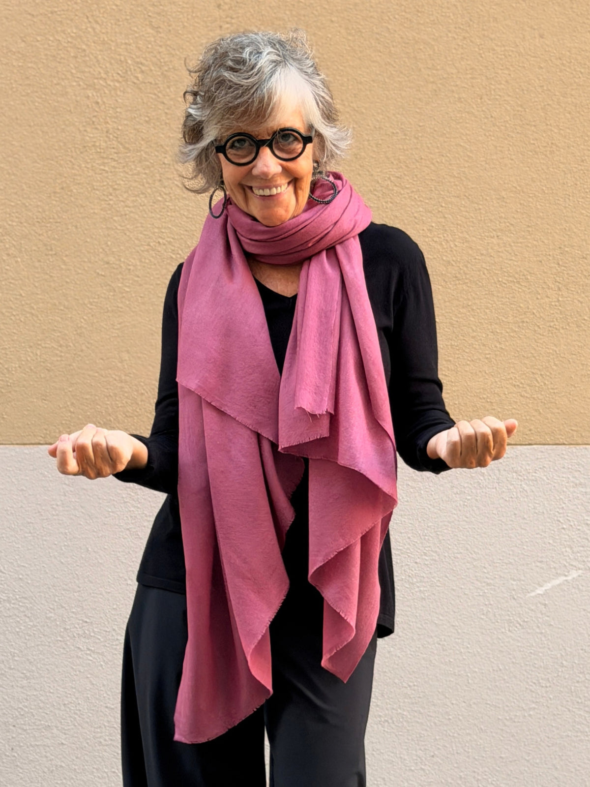 Pashmina de caixmir llisa