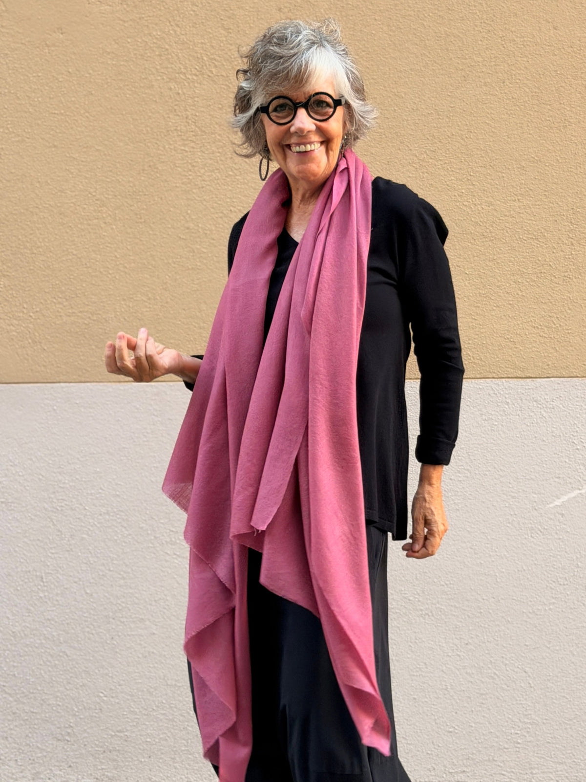 Pashmina de caixmir llisa