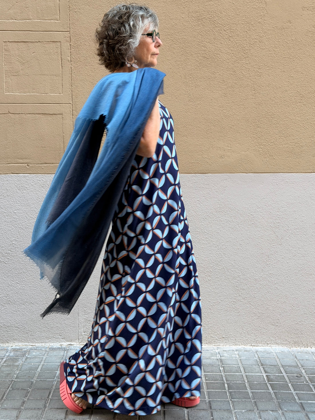 Vestit de Punt Estampat