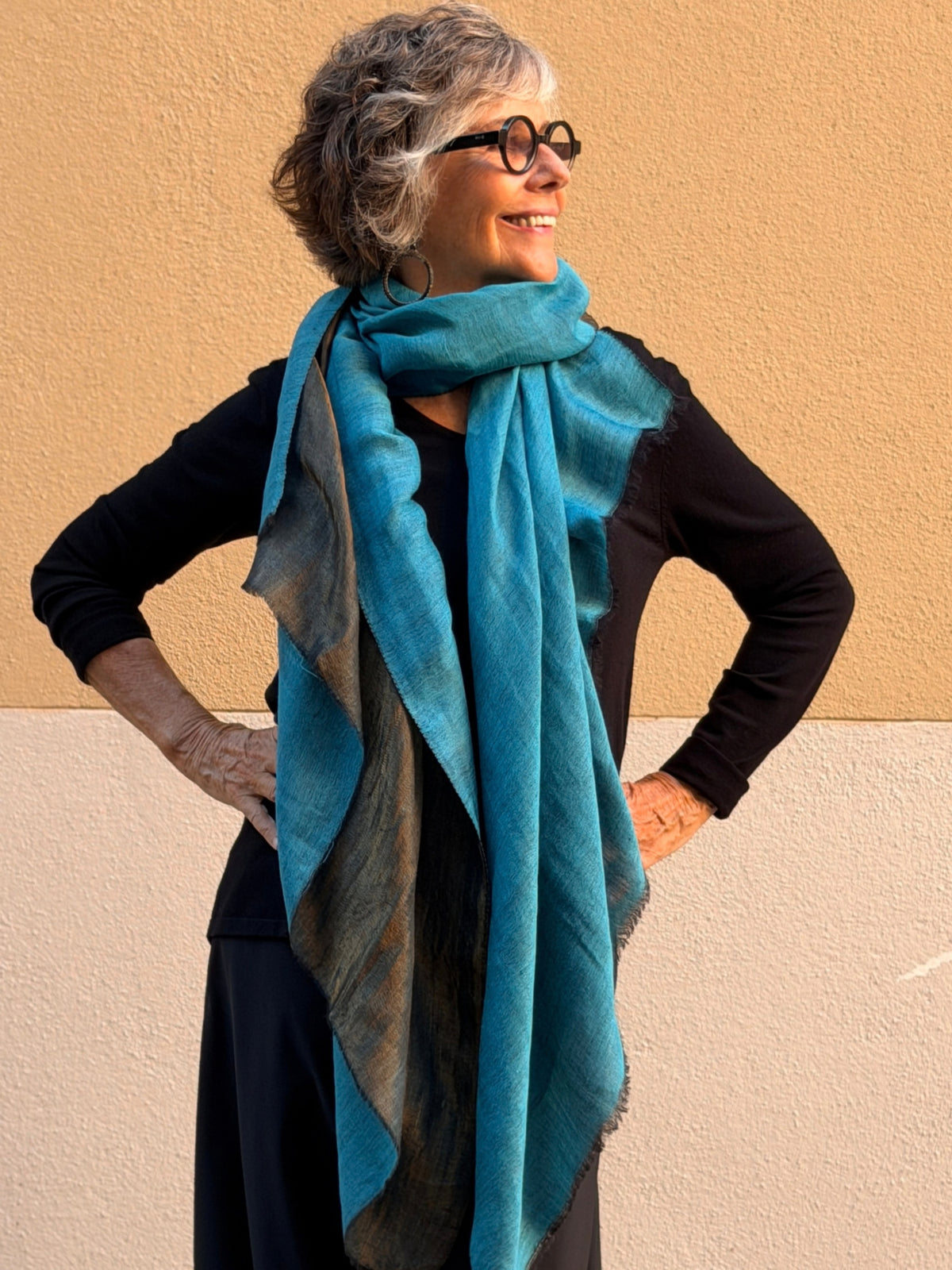 Pashmina de caixmir Zari 200 x 100 cm